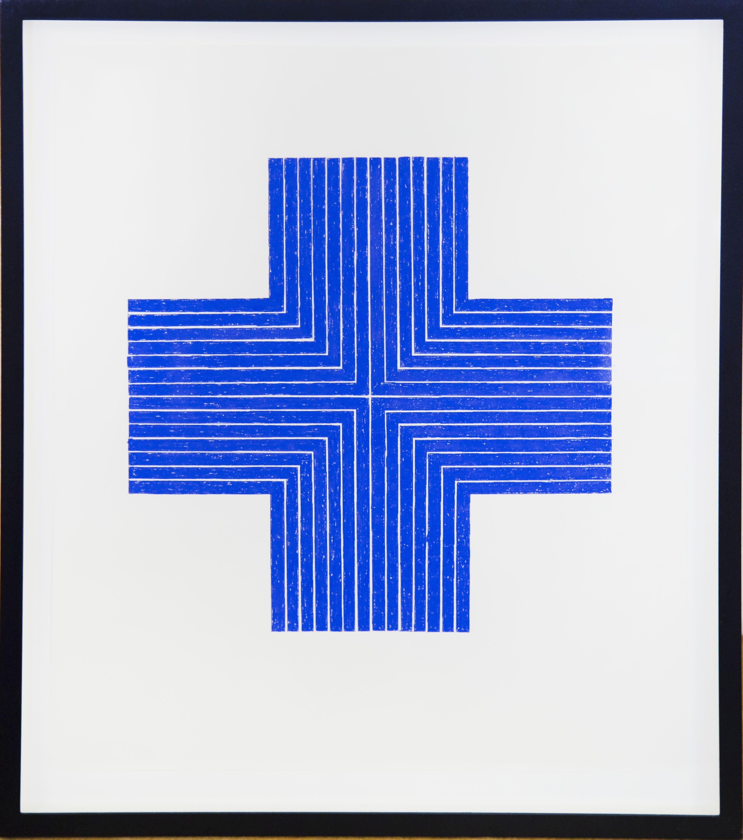 13405, John Zinsser, After Frank Stella, Ourway, 1960-1961 (Blue Version), 2011
