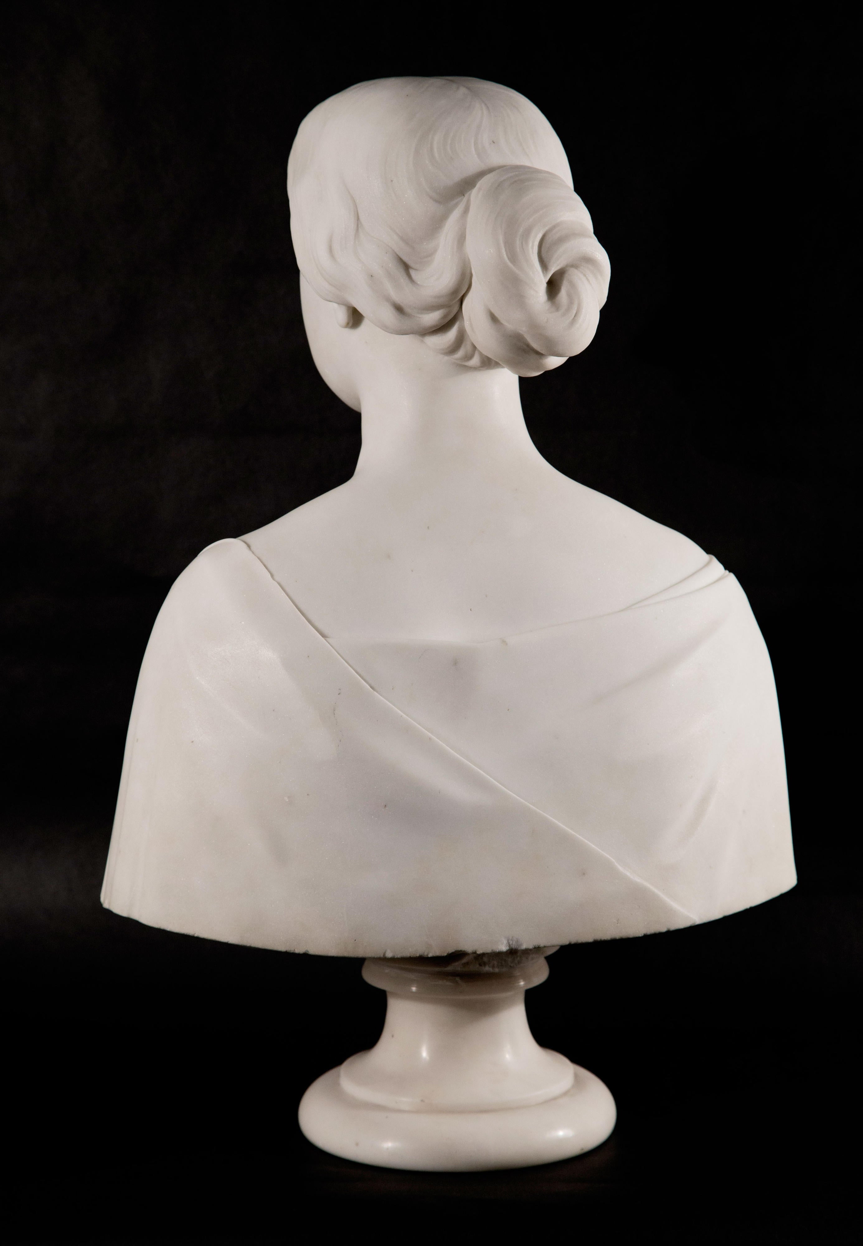 15983, Erastus Dow Palmer, Bust of Elizabeth S. Plumb, 1851