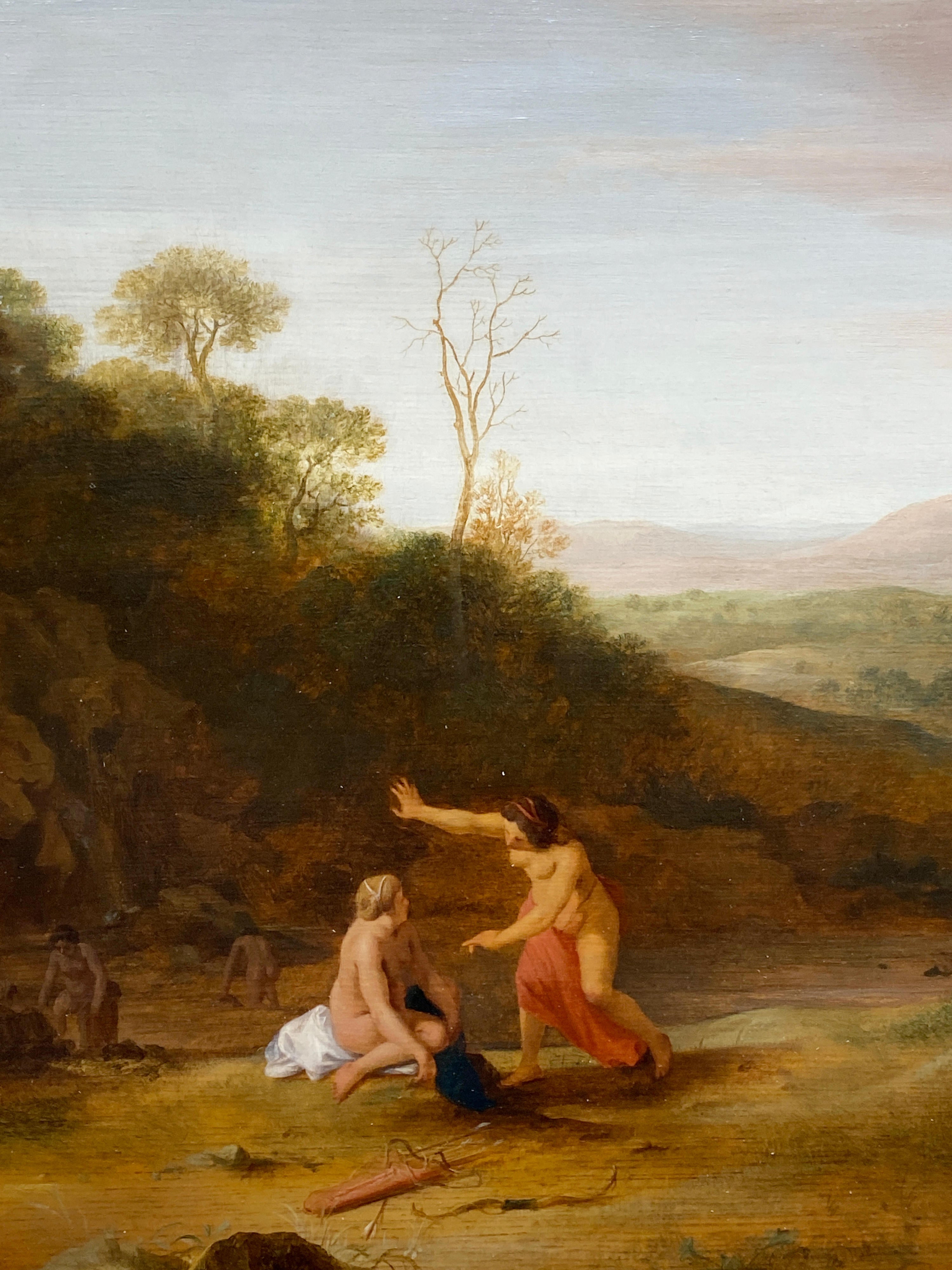 17332, Cornelis Van Polenburch, Diana and her Nymphs with Discovery of Callisto