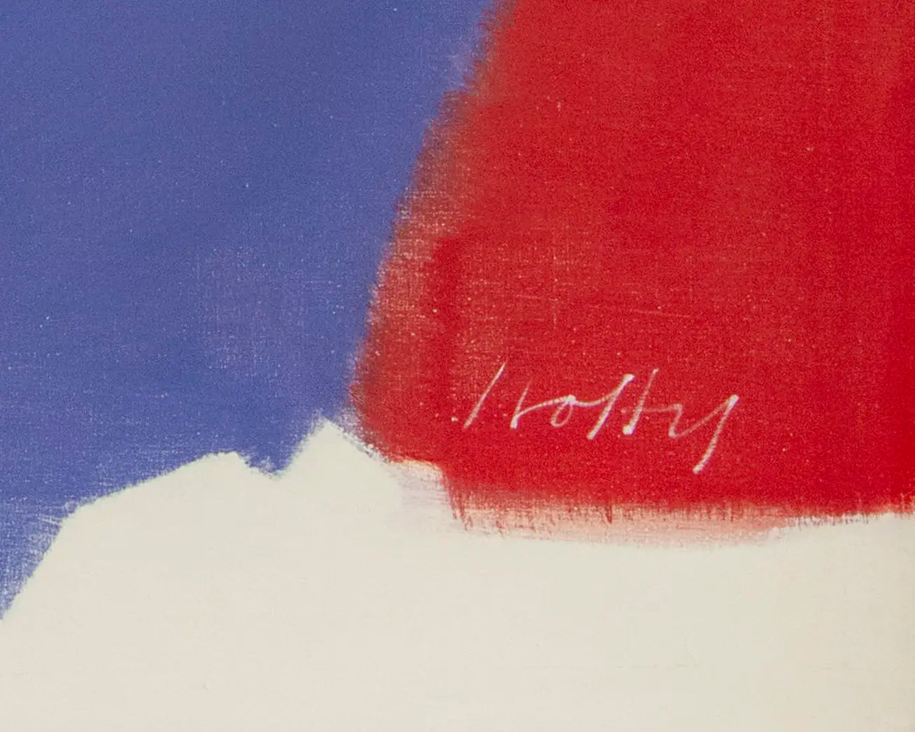 14822, Carl Holty, Moving Red, 1963