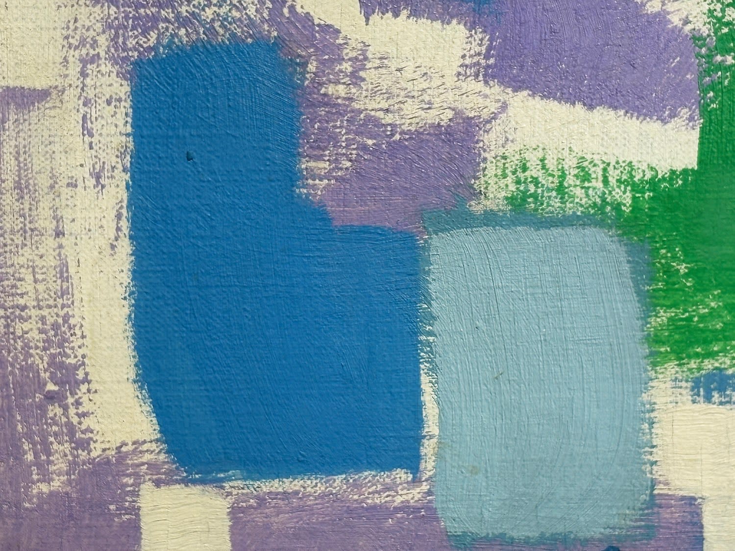 18115, Carl Holty, Color Theory Red Blue White Green, circa 1959