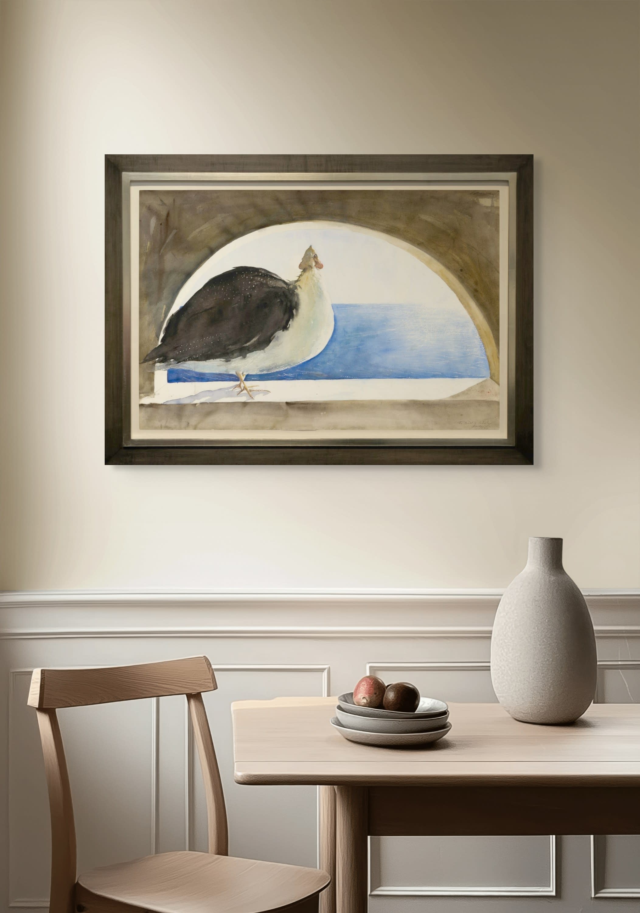 18725, Julio Larraz, Guinea Hen, 1977