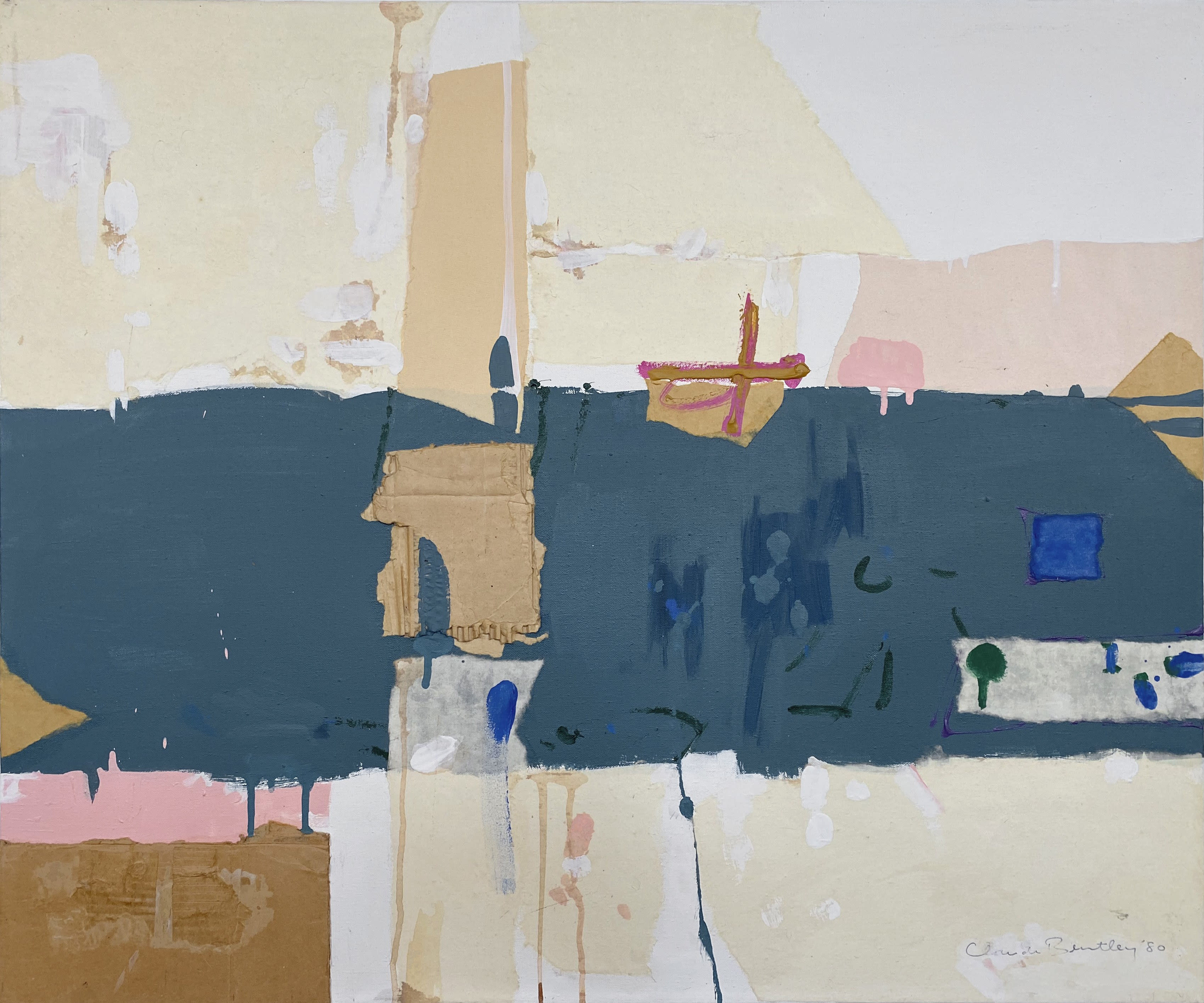 17220, Claude Bentley, Objects in a Landscape, 1980