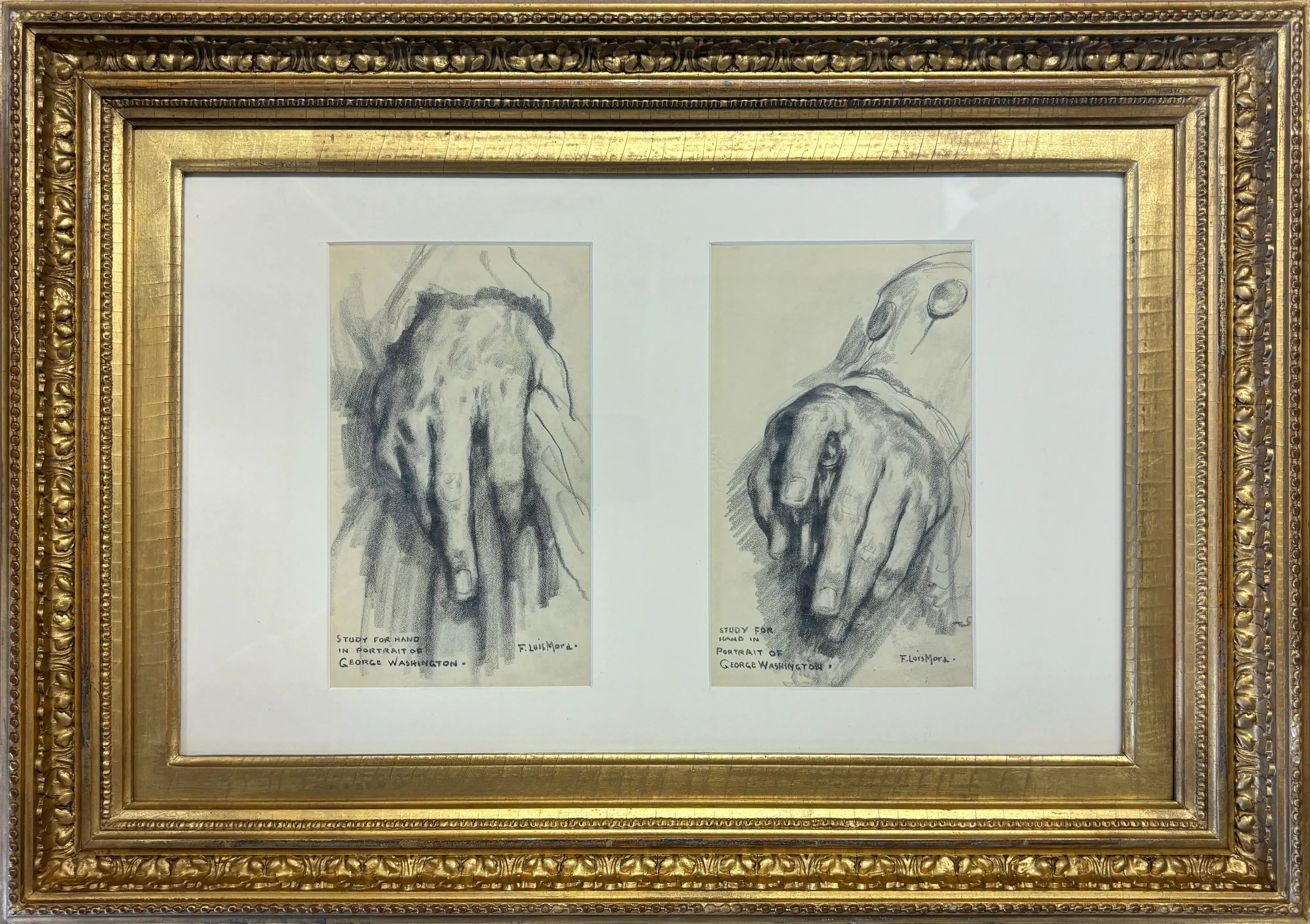 18313, Francis Luis Mora, George Washington Hand Studies
