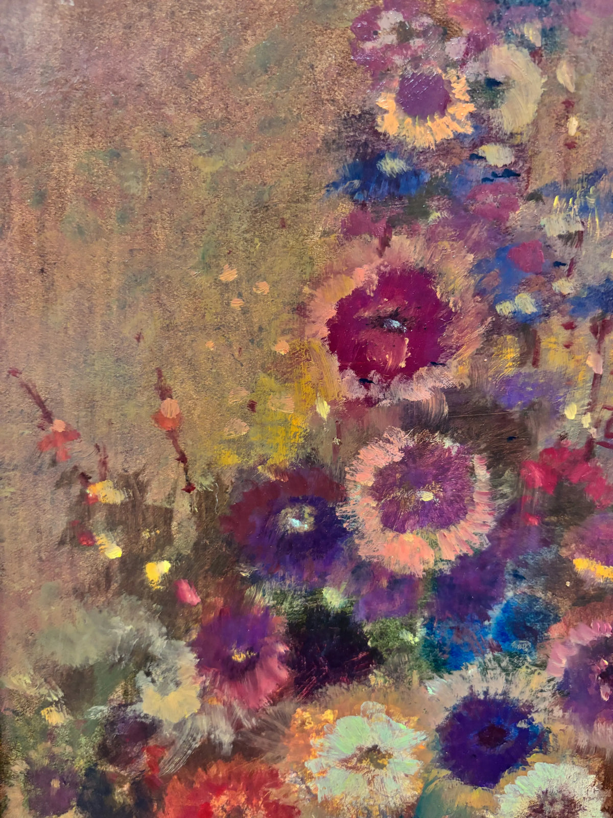 15580, Donald R. Purdy, Still Life with Golden Background, 1993