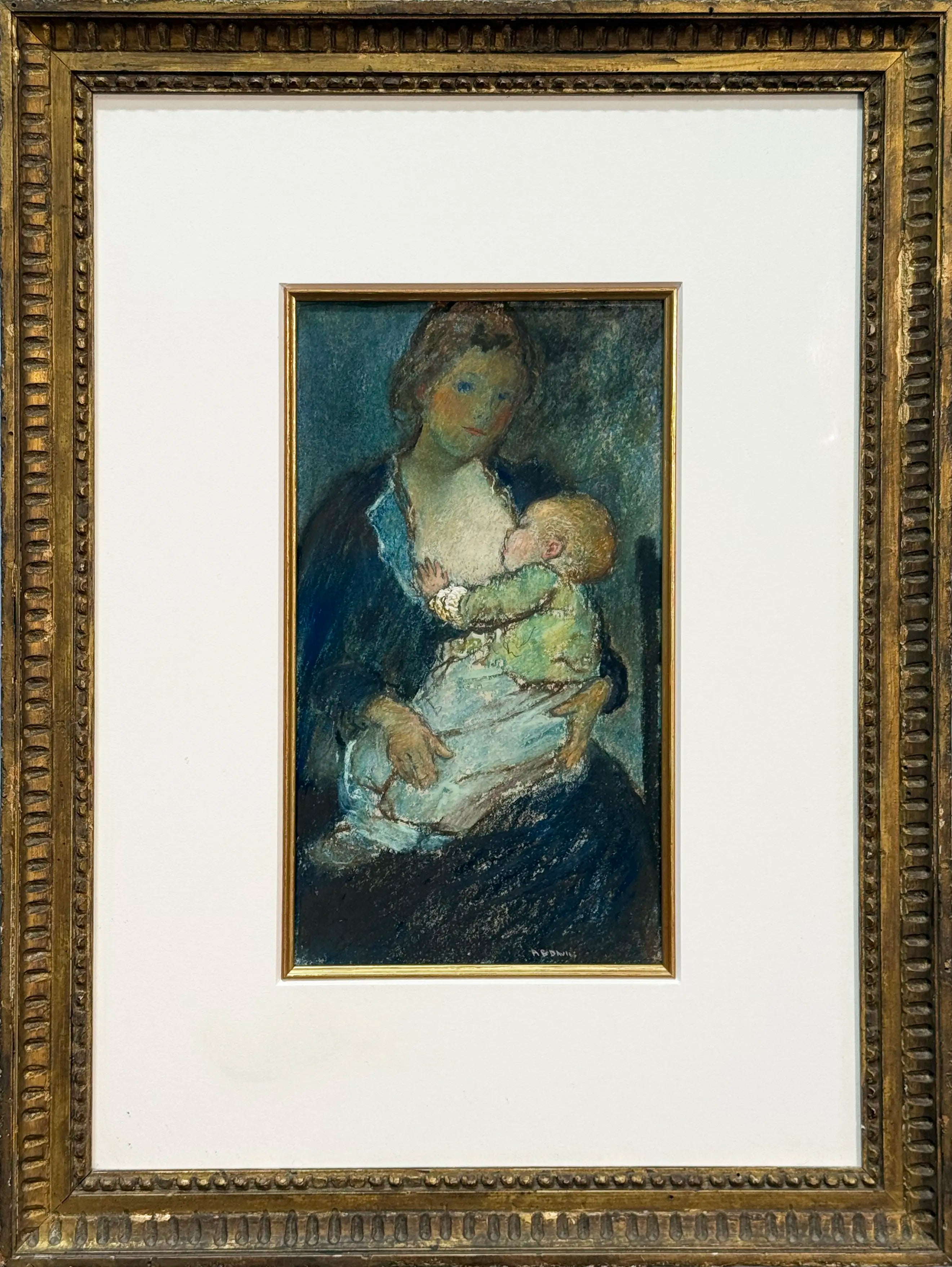 18886, Arthur Bowen Davies, Mother and Child, circa 1918