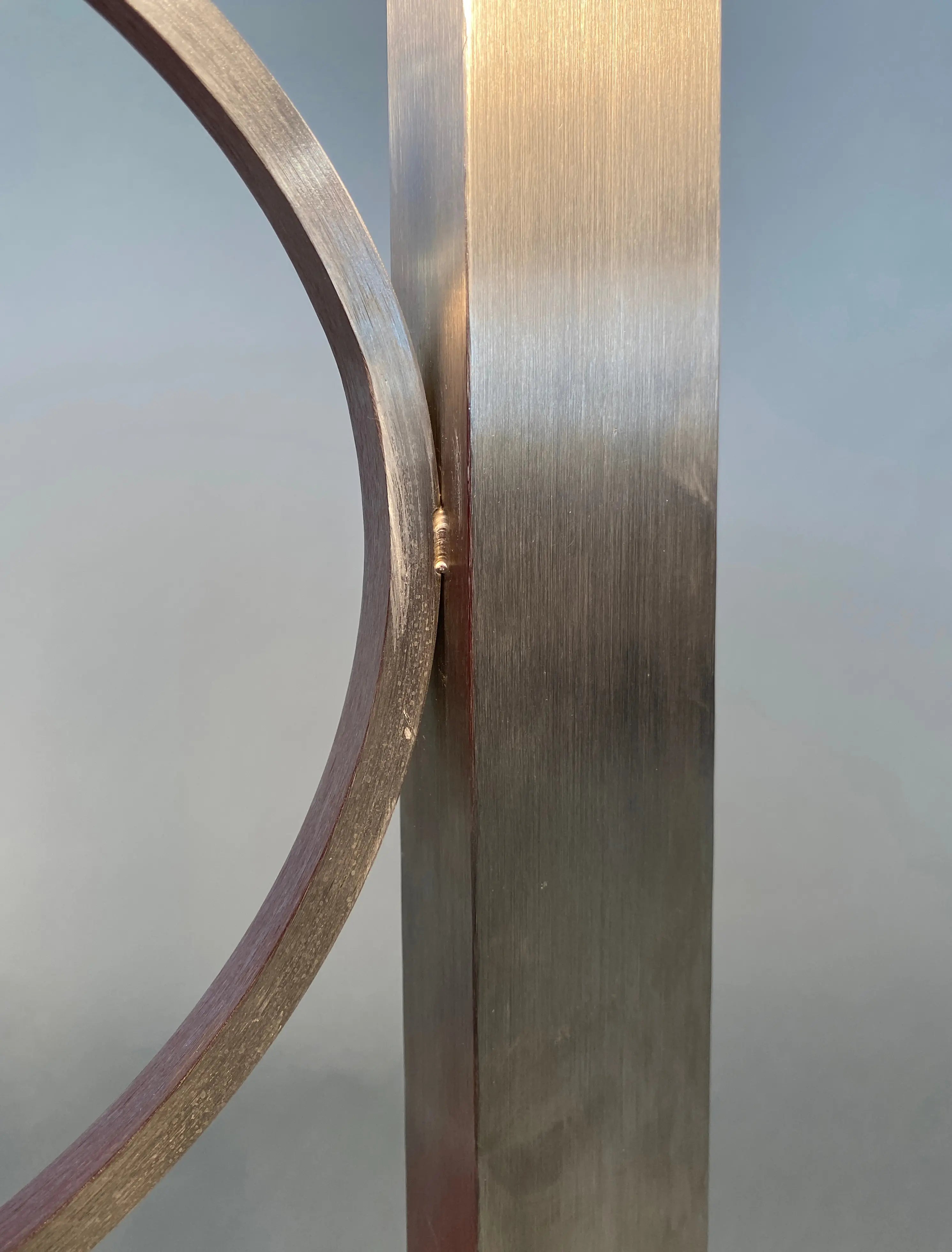 14134, Roger Phillips, 24 inch Red Figure Eight on Column, 2015