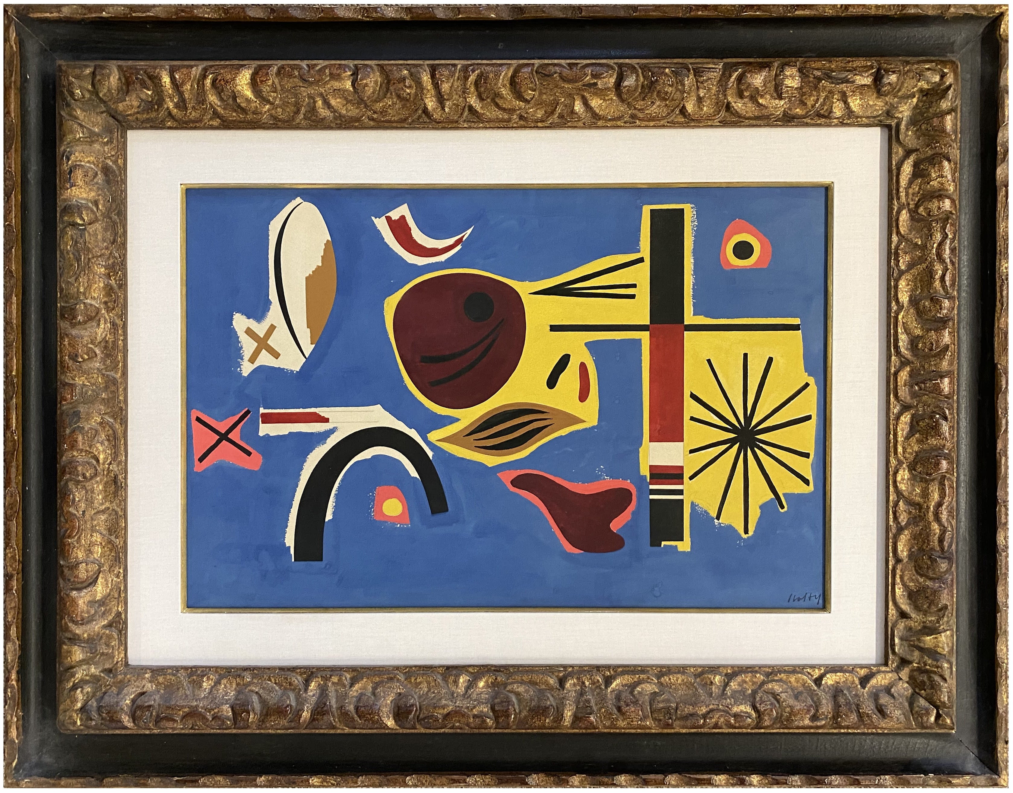 16815, Carl Holty, Escapades #348, c. 1945