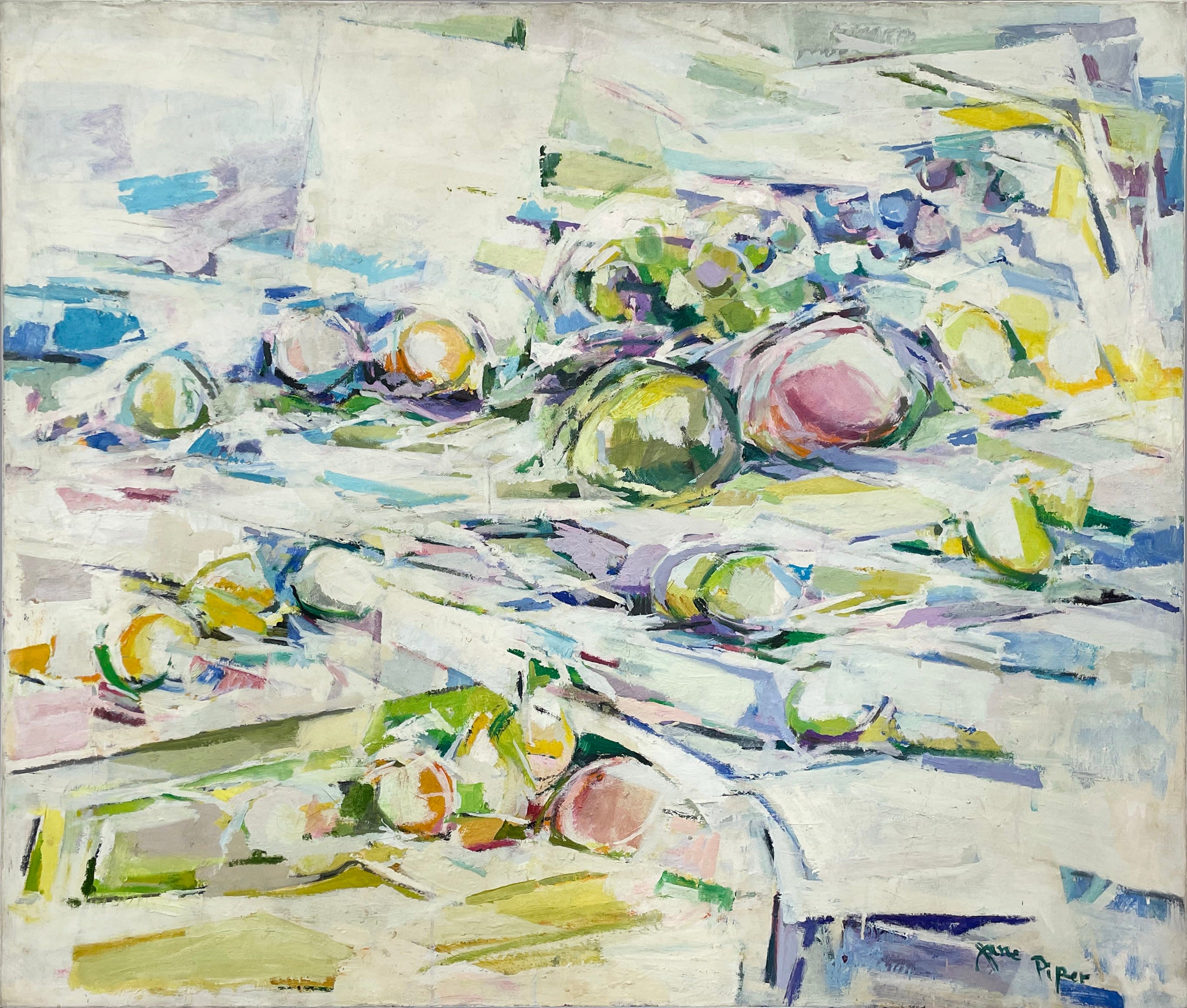 17147, Jane Piper, Summer Fruit, Still Life, 1965
