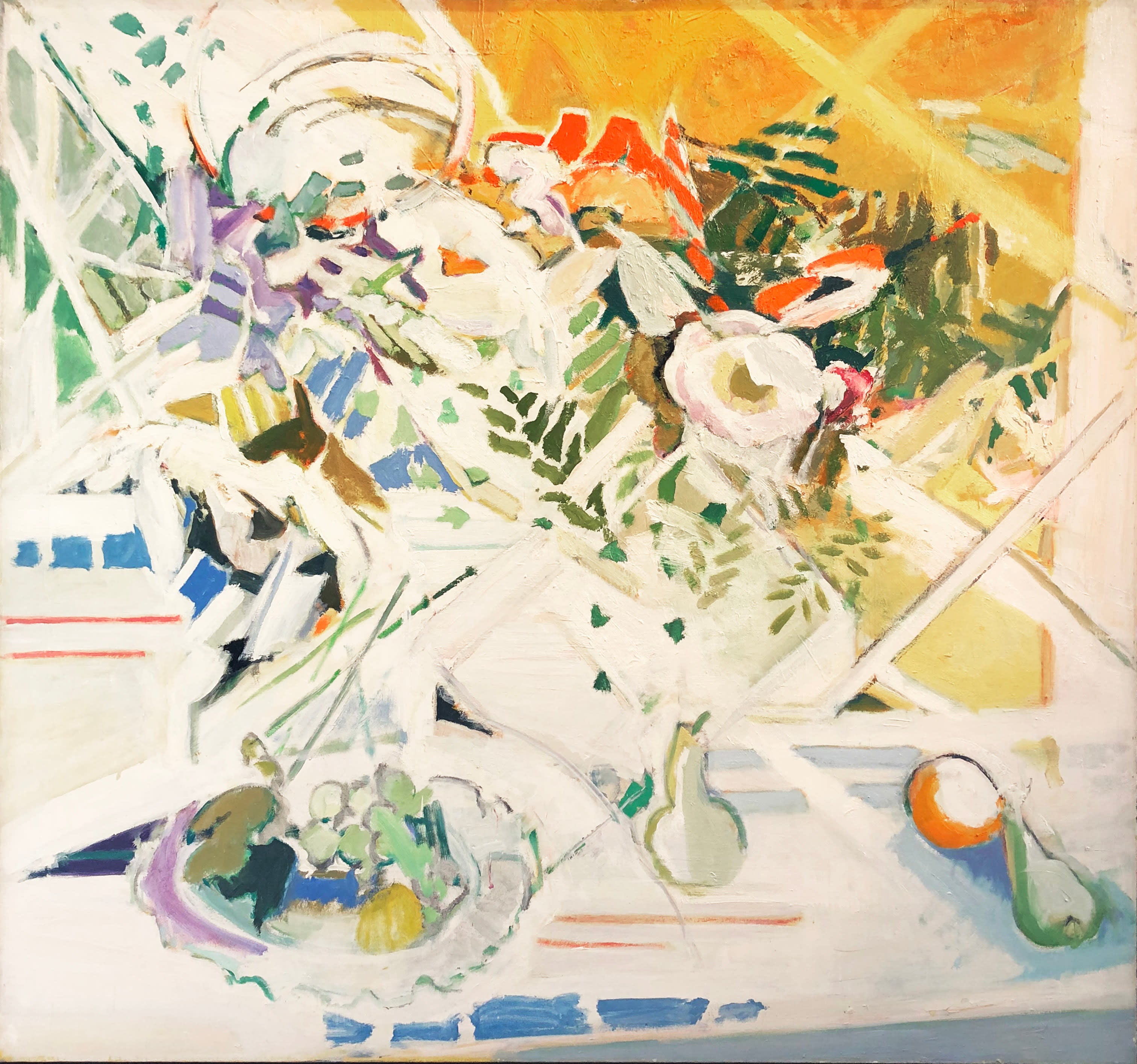 17177, Jane Piper, Orange Still Life, 1990