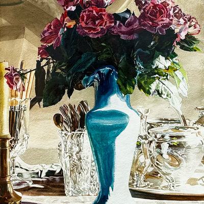 18837, Carolyn Brady, Deep Red Roses, 1991