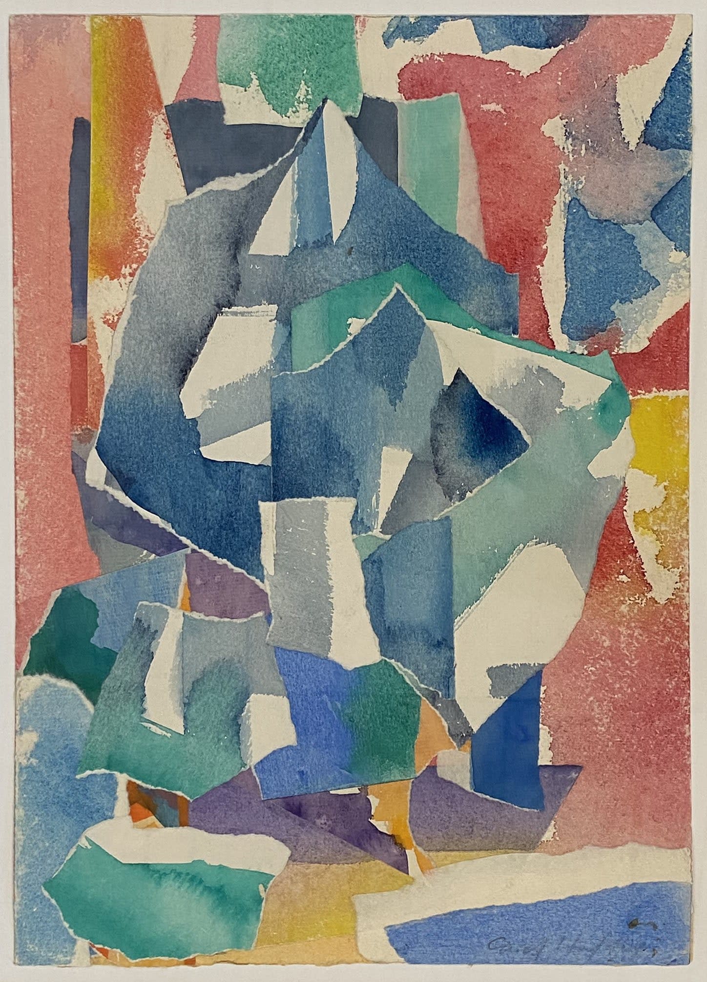 16794, Carl Holty, Collage #384, 1958
