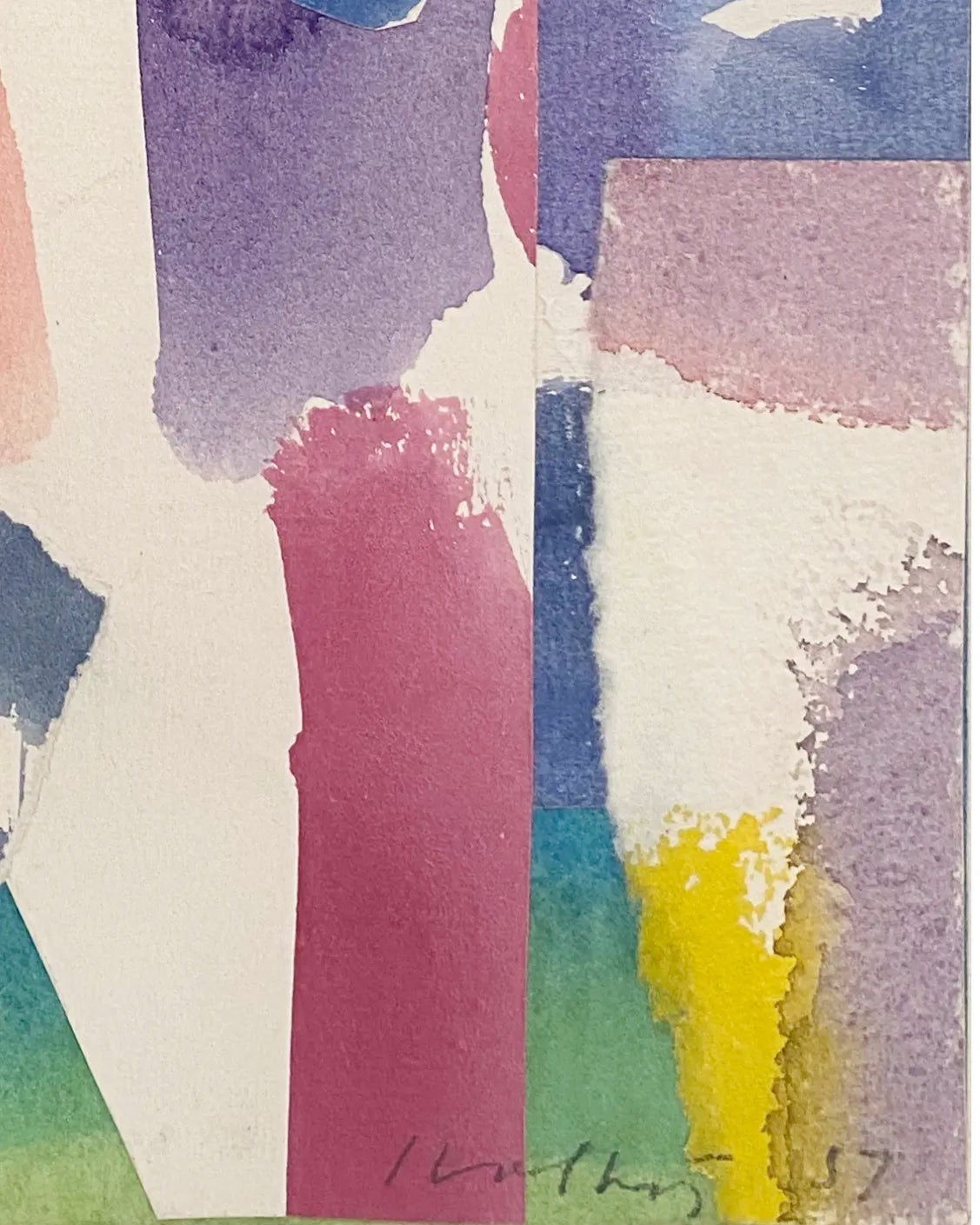 16800, Carl Holty, Collage #392, 1957