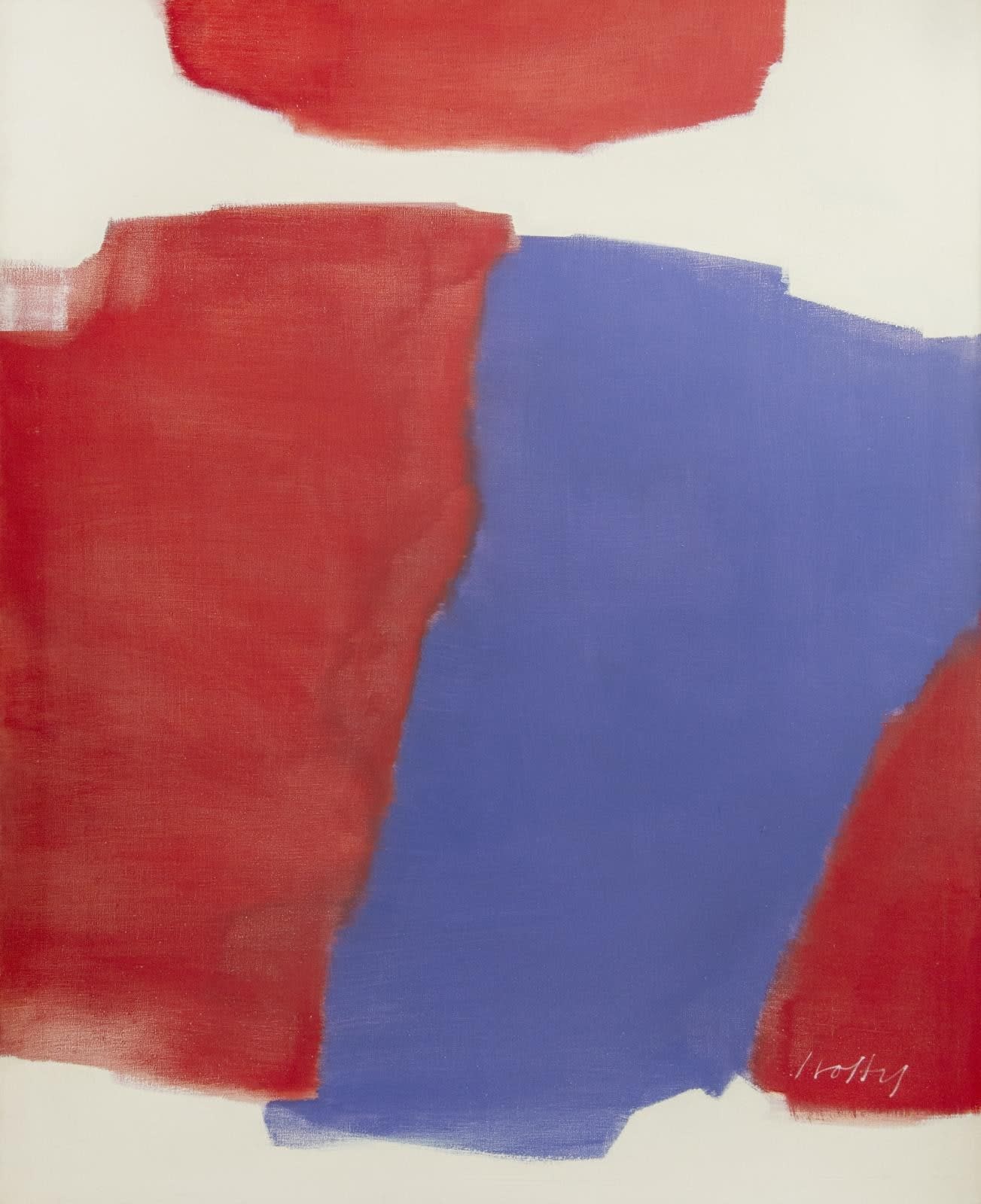 14822, Carl Holty, Moving Red, 1963