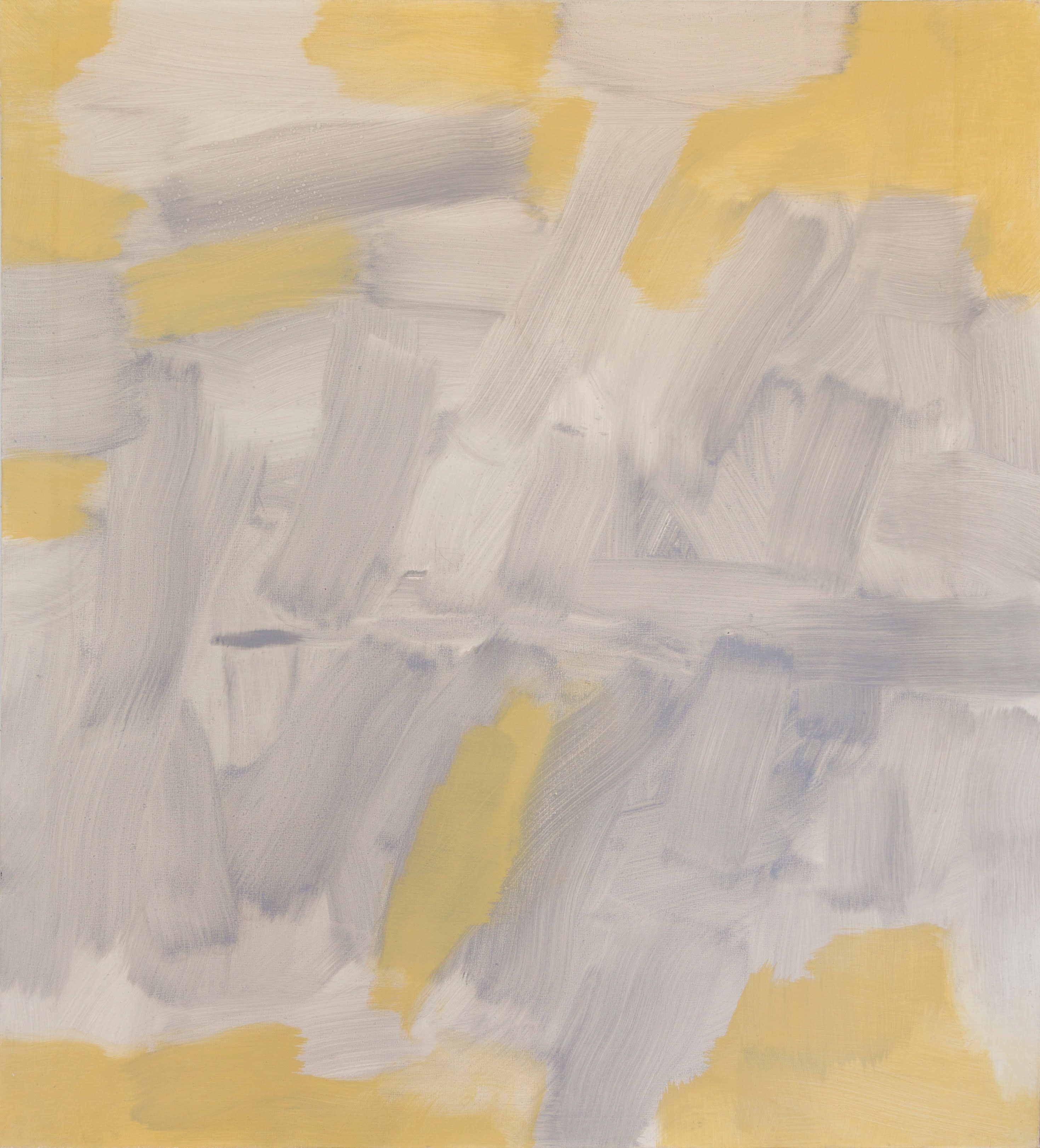 15683, Carl Holty, Gray, Yellow, 1965