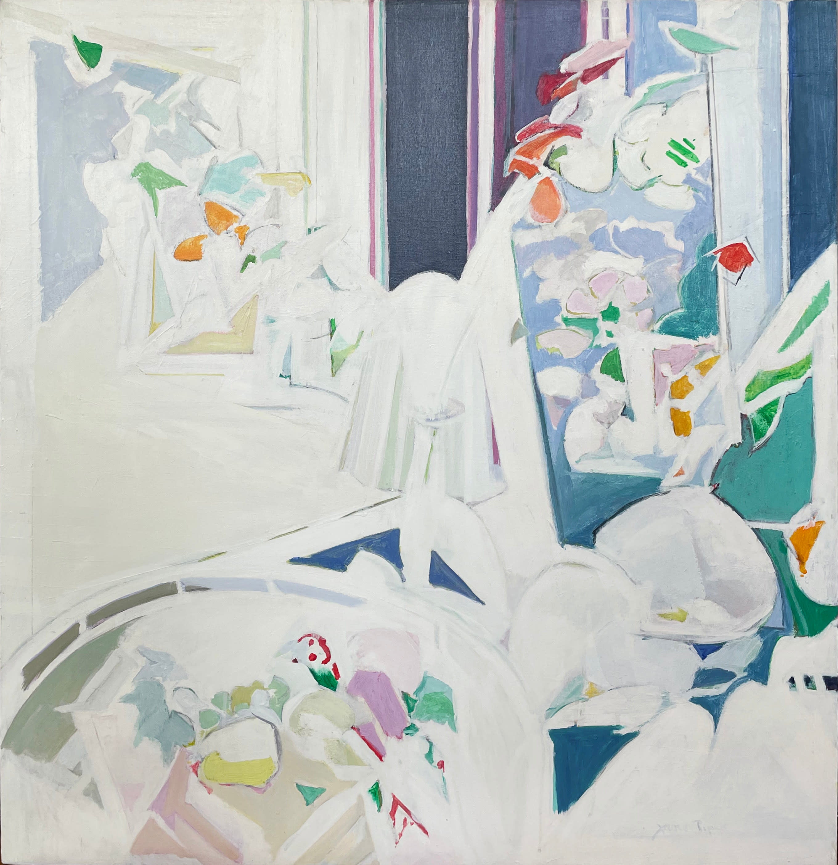 17211, Jane Piper, Poppies by a Park, 1971