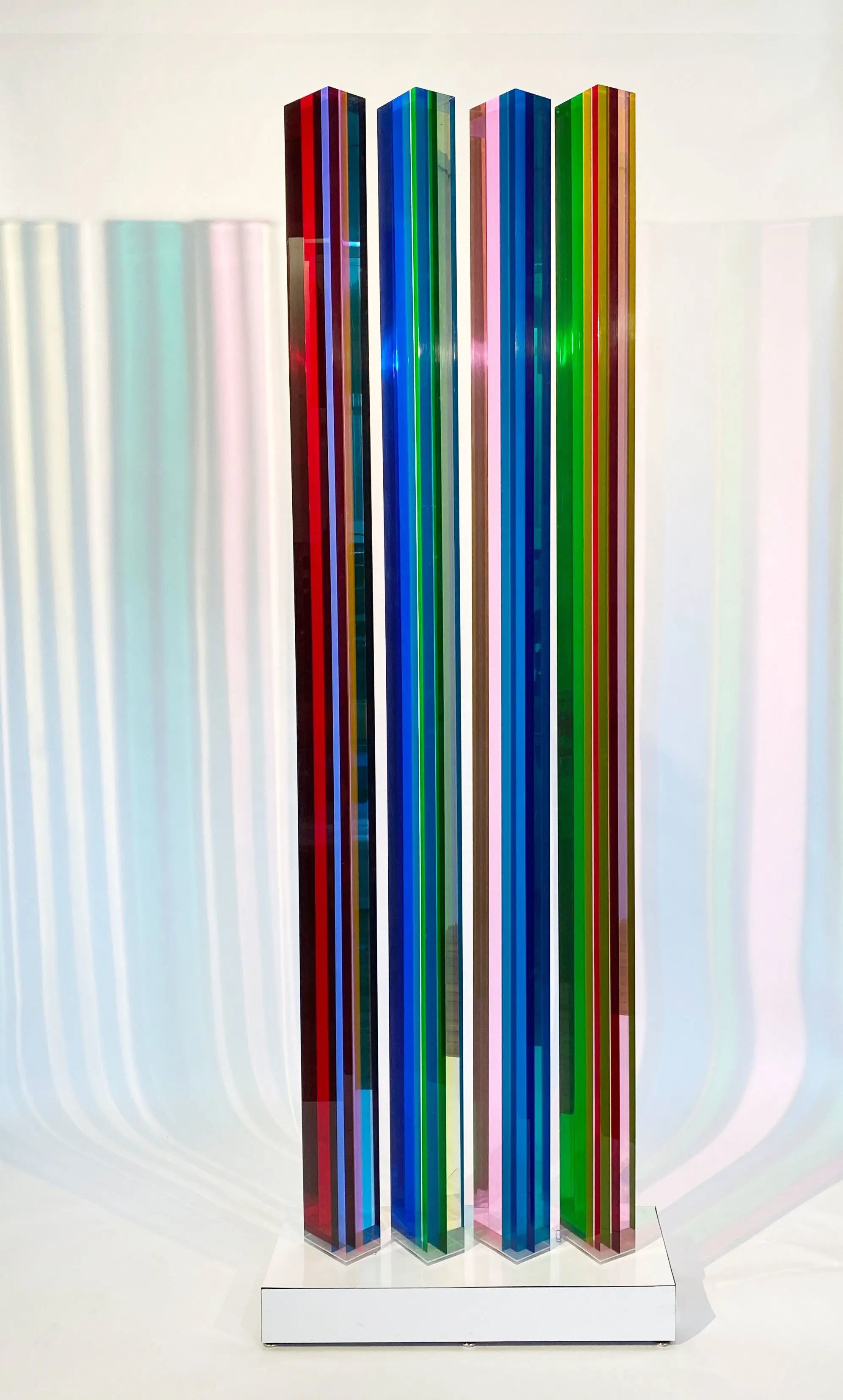 18004, Vasa Velizar Mihich, Four Columns #1497, 1980