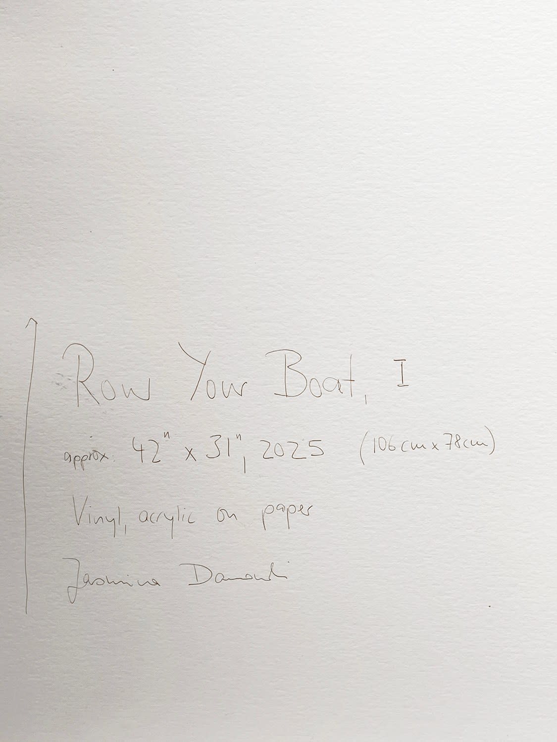 18708, Jasmina Danowski, Row Your Boat, I, 2025