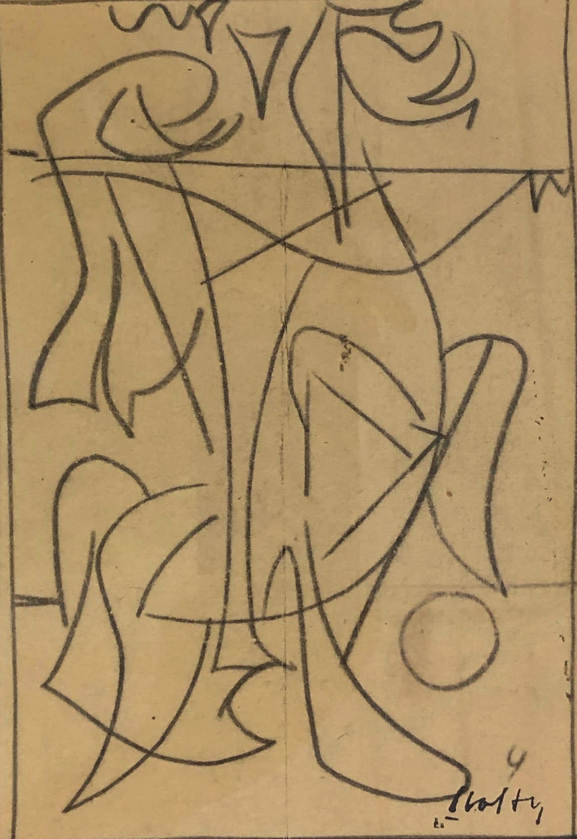 16877, Carl Holty, Horse V, 1940