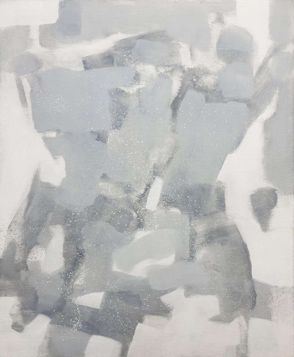 15224, Carl Holty, Gray, White, 1971