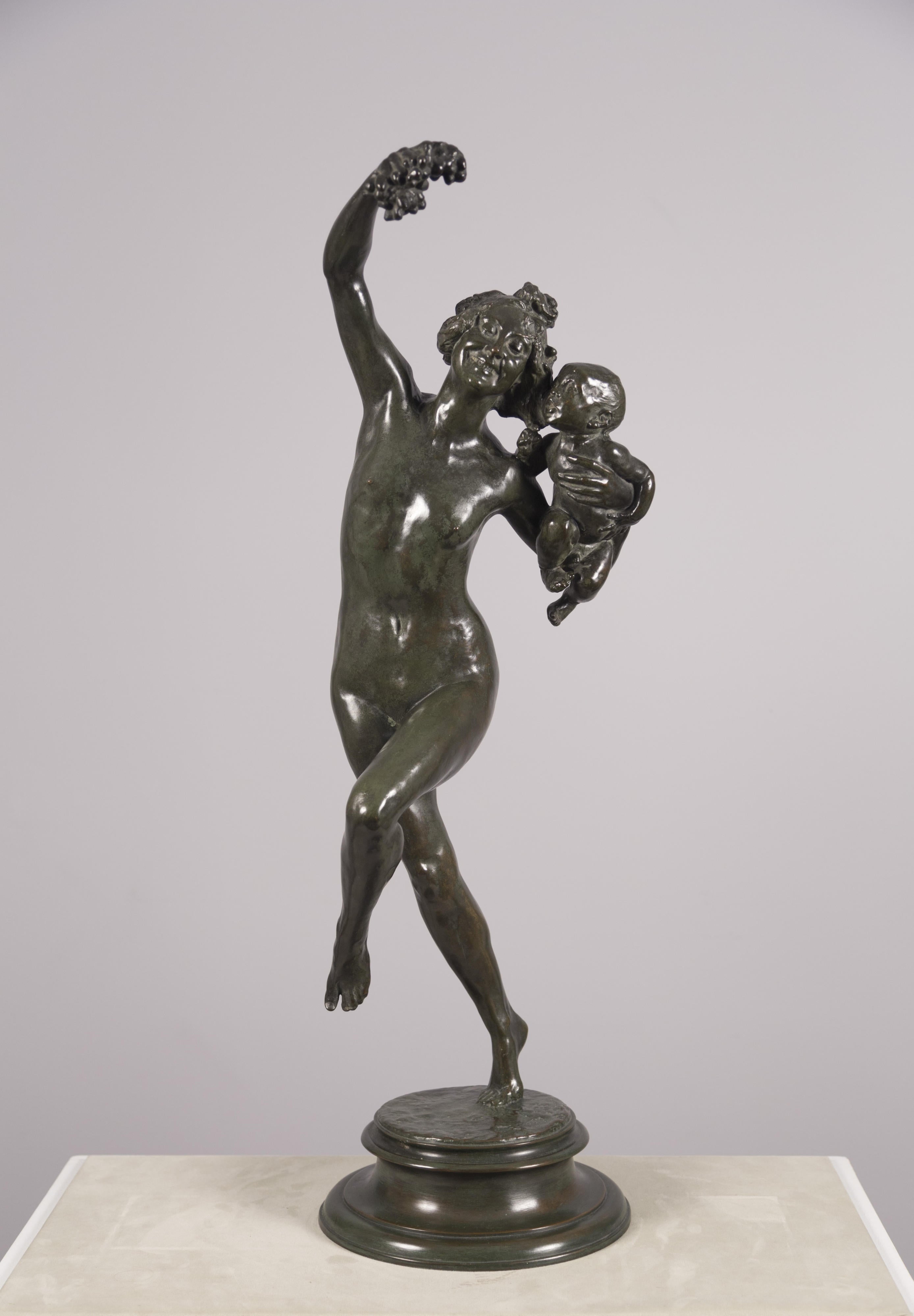 16020, Frederick William MacMonnies, Bacchante with Infant Faun, 1894