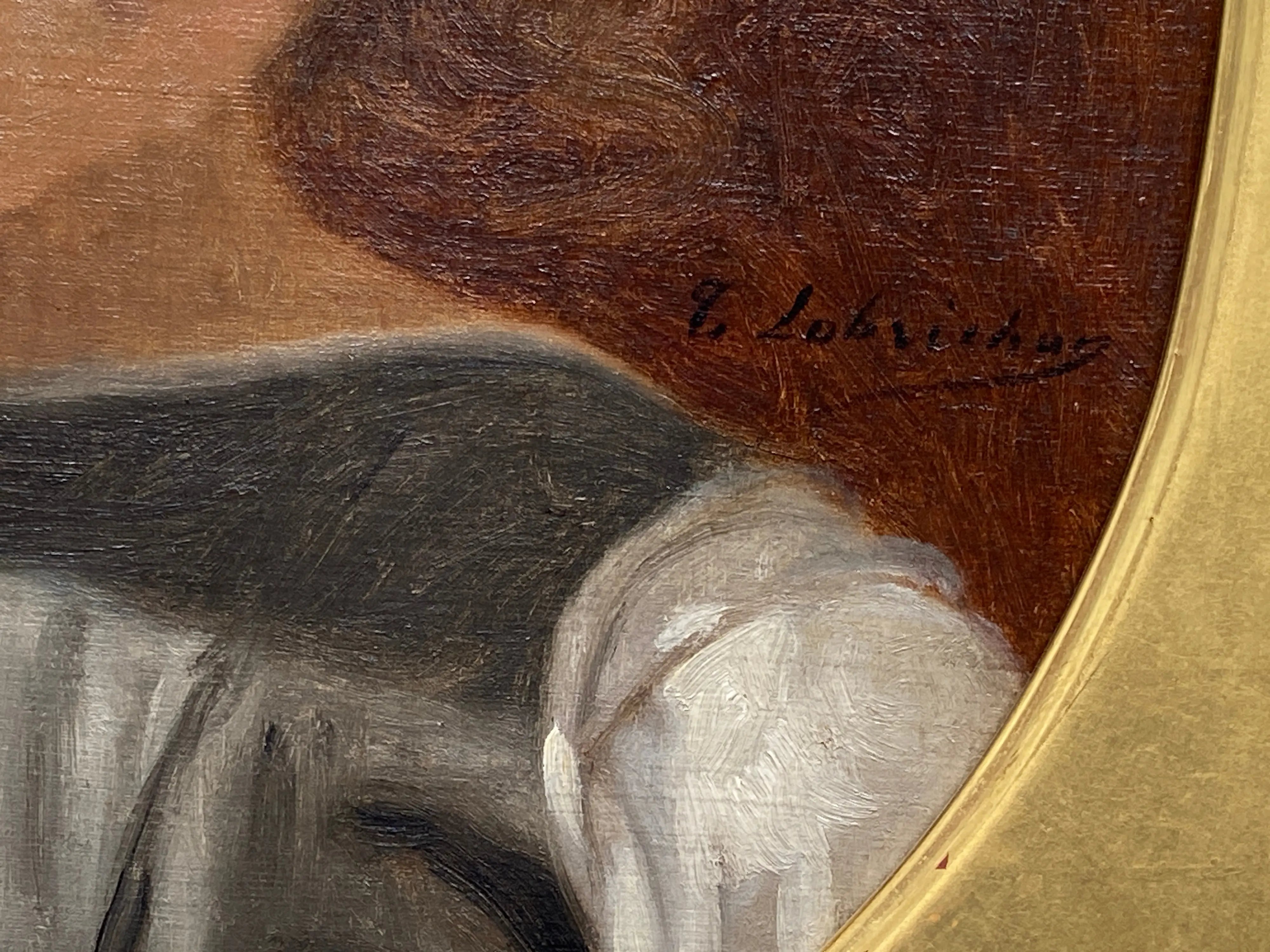 15988, Timoléon Marie Lobrichon, La Petite Penseur, c. 1865