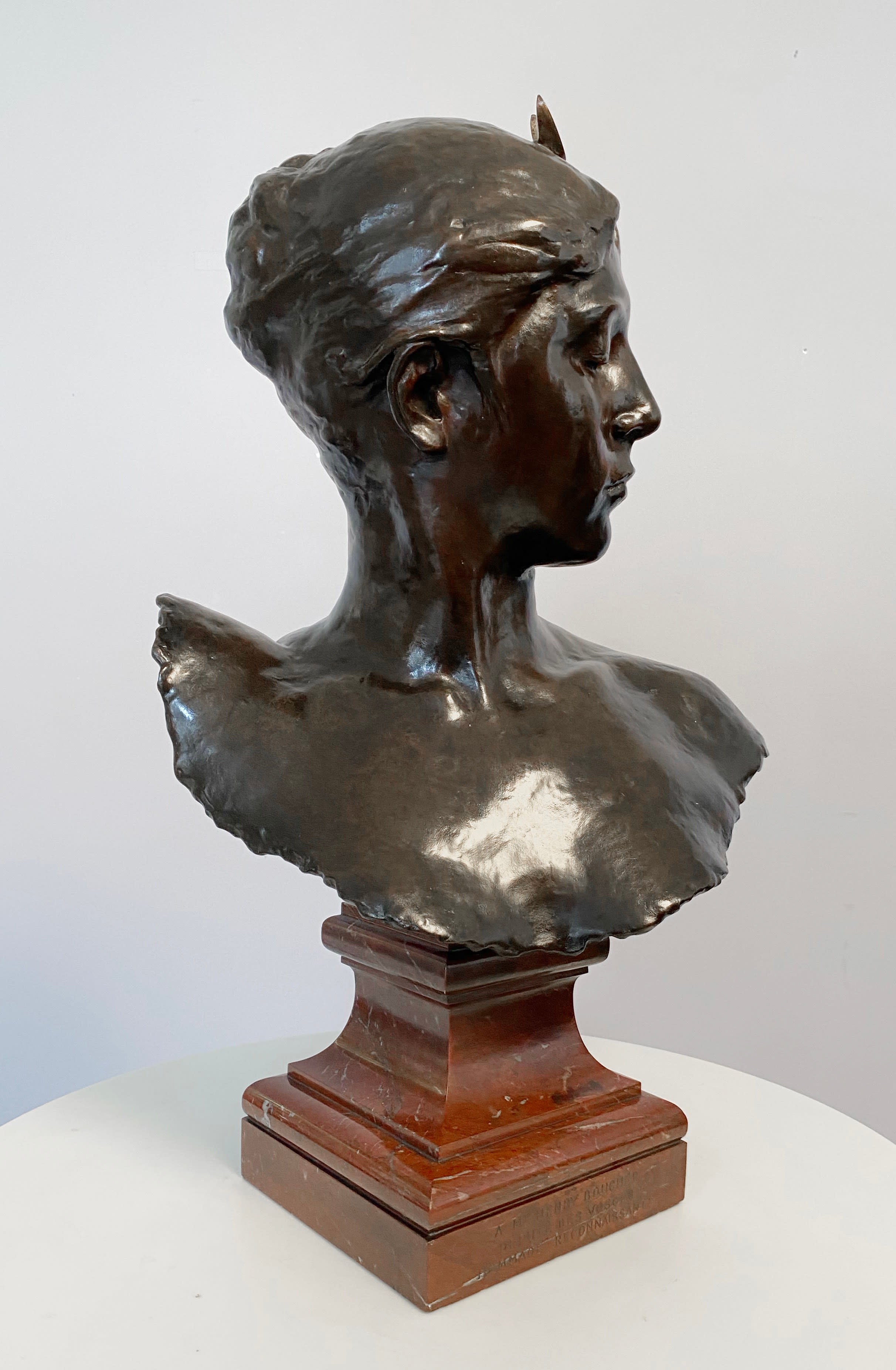 18190, Jean Alexandre Joseph Falguière, Bust of Diana, circa 1882