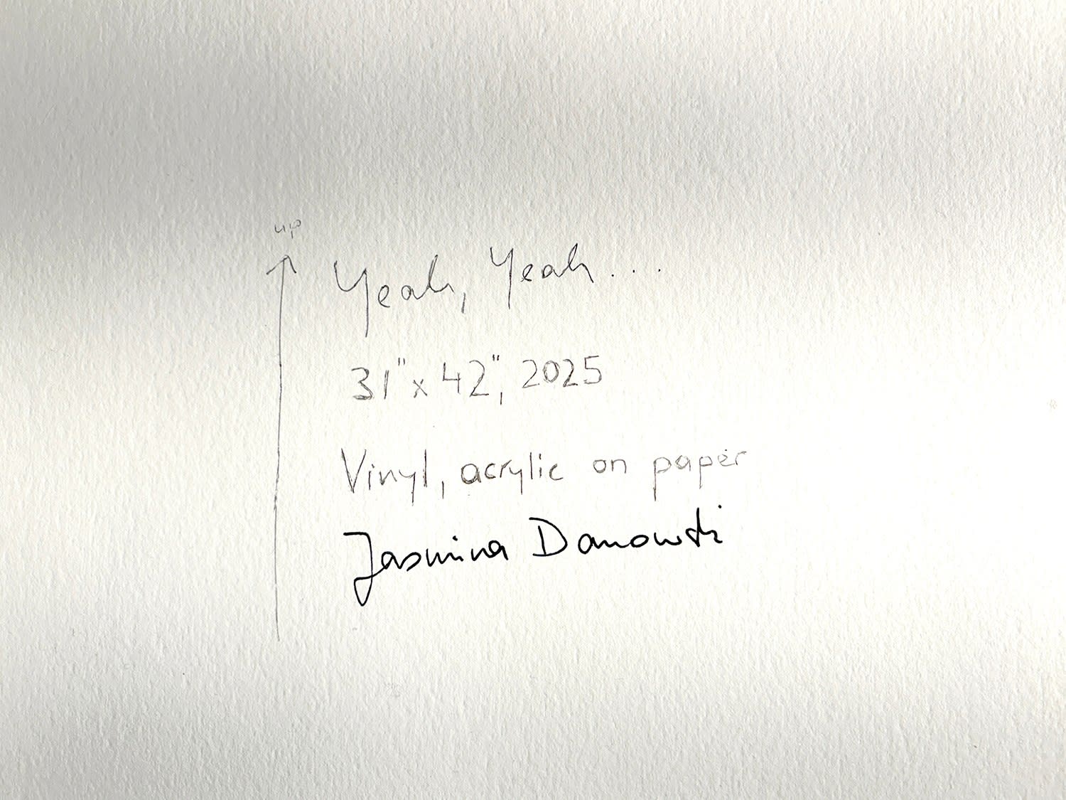 18682, Jasmina Danowski, Yeah, Yeah, 2025