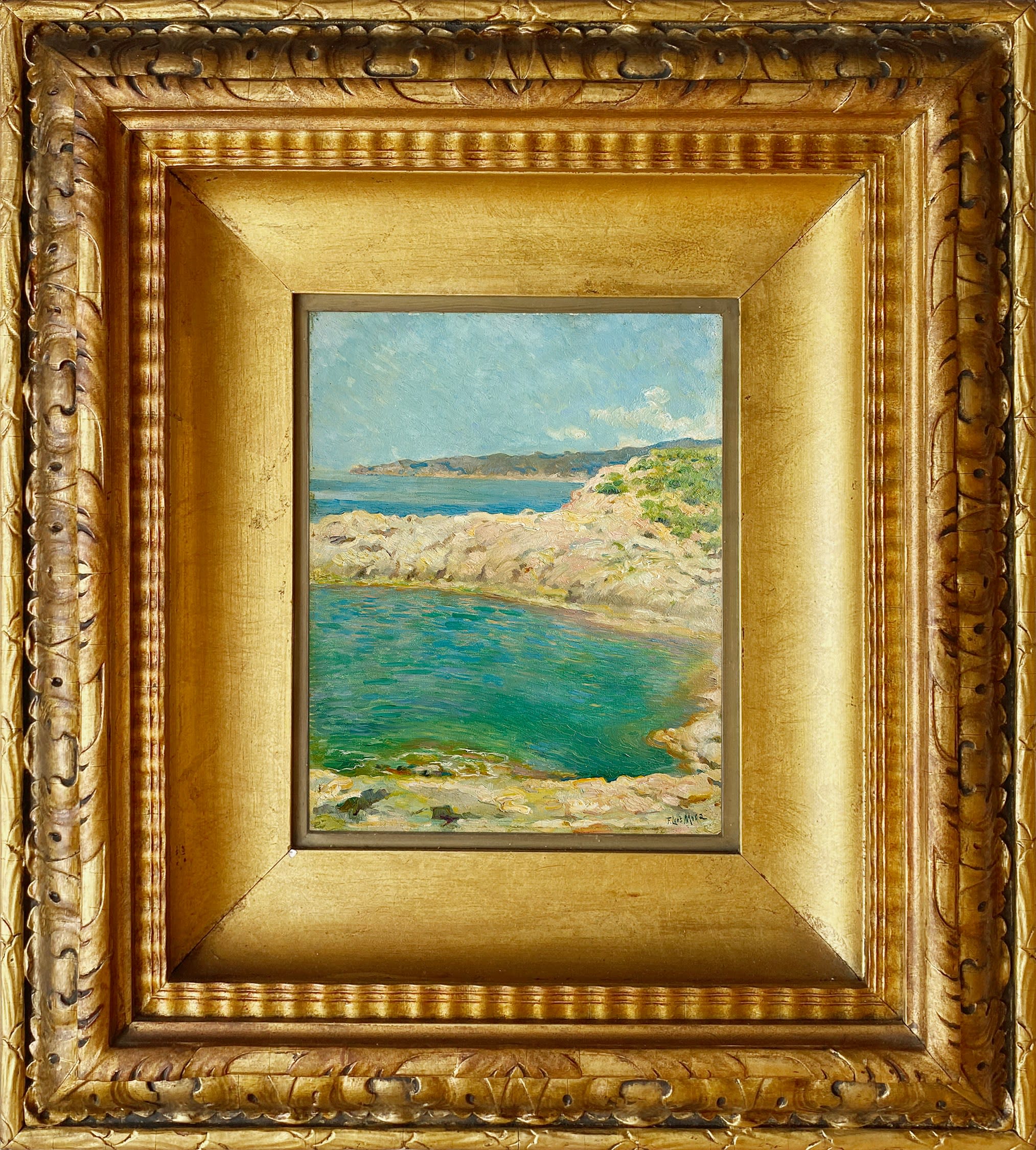 18207, Francis Luis Mora, The Opal Pool - Coast of Catalina