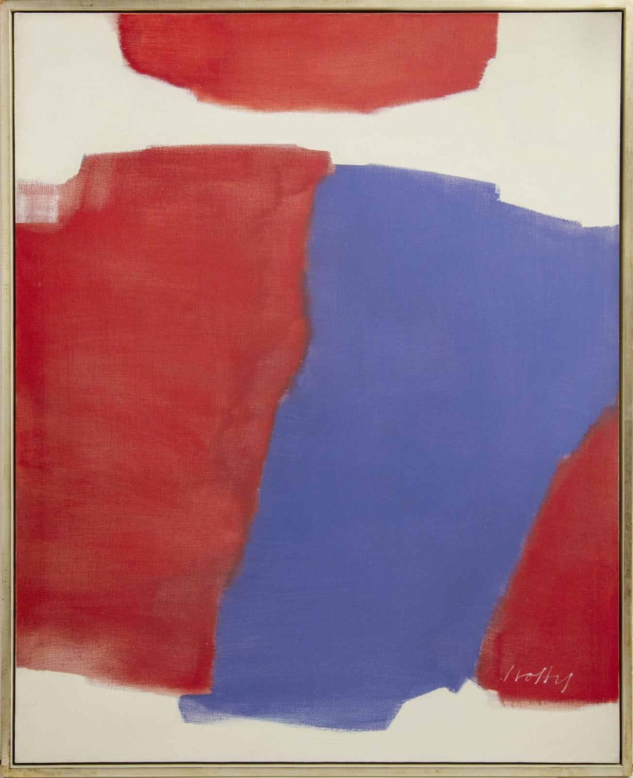 14822, Carl Holty, Moving Red, 1963