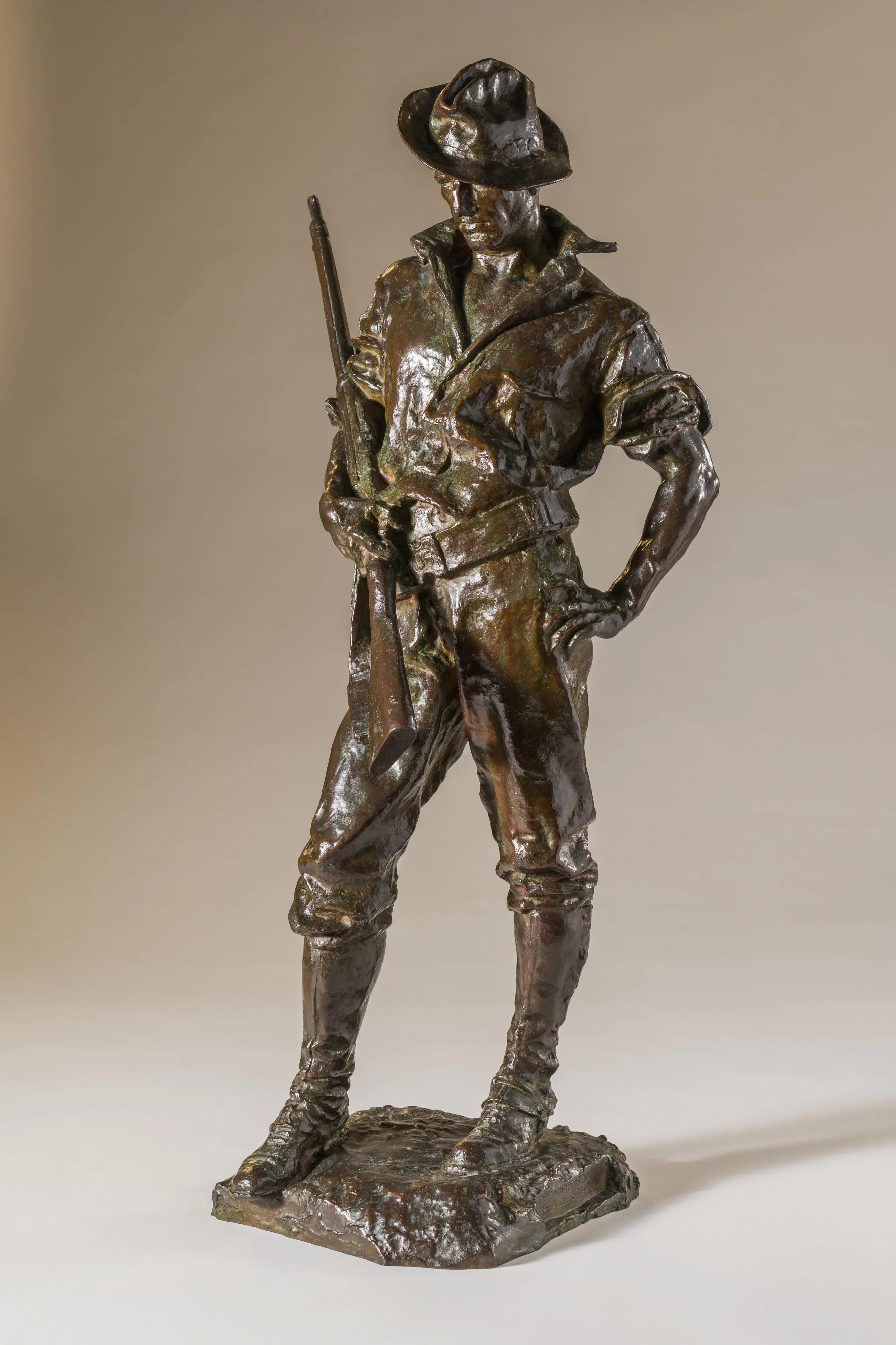 16709, Allen George Newman, The Hiker, modeled 1904, this cast 1910