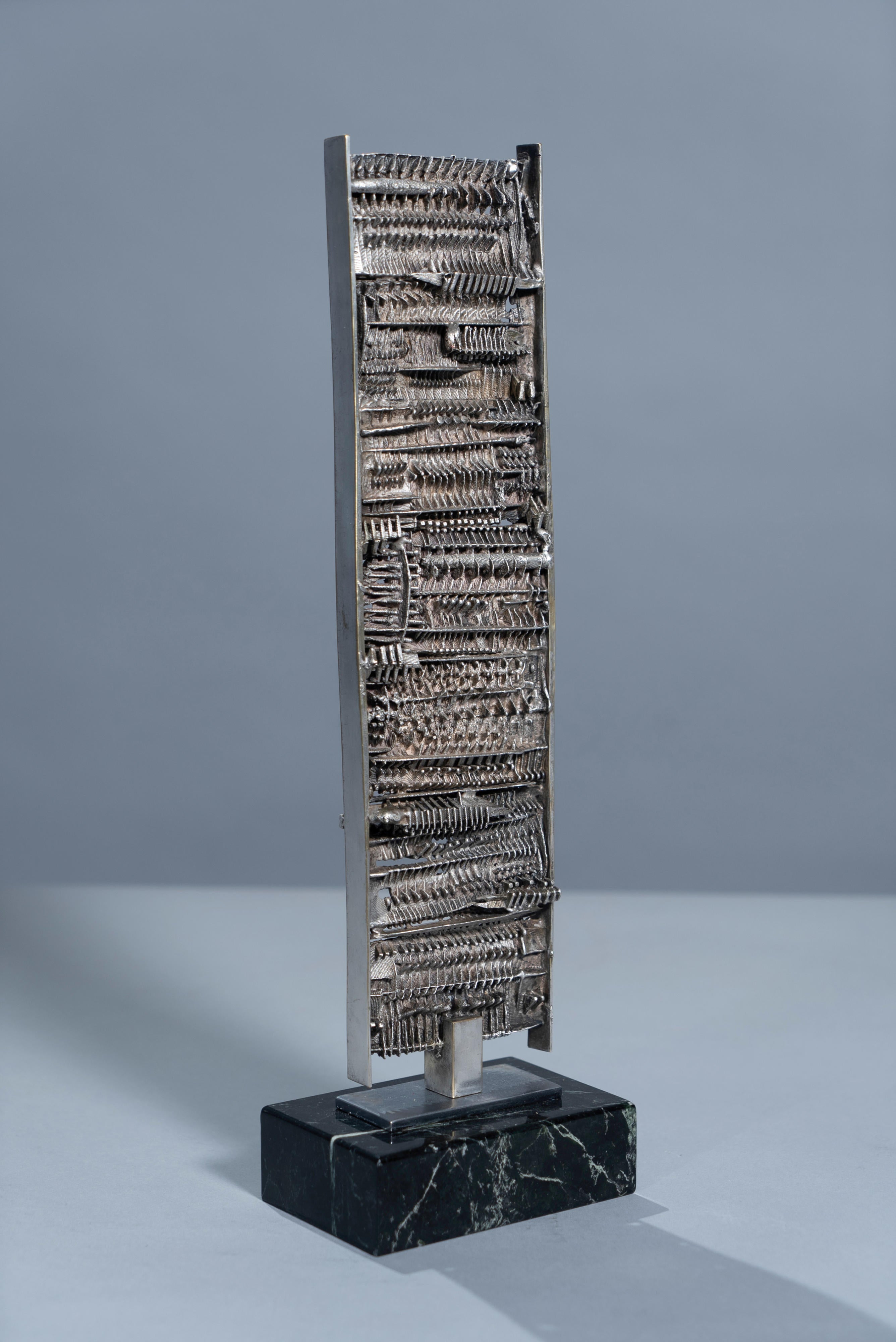 14501, Arnaldo Pomodoro, Silver Column, 1961