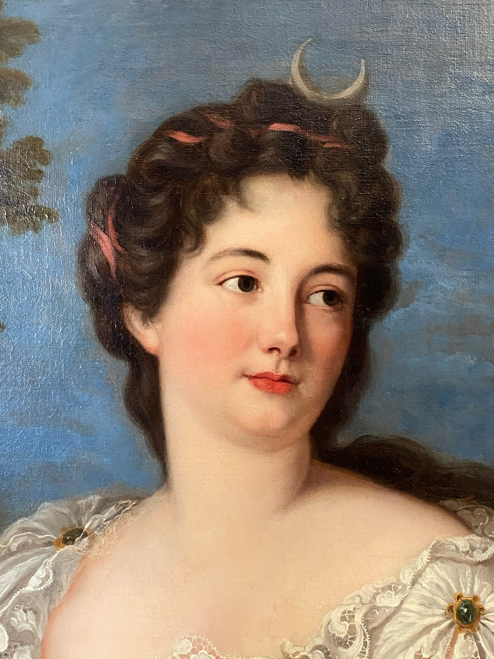 18301, Jacob Ferdinand Voet, Portrait of Marie-Charlotte de La Porte de La Meilleraye, Marquise de Richelieu as Diana, circa 1675-85