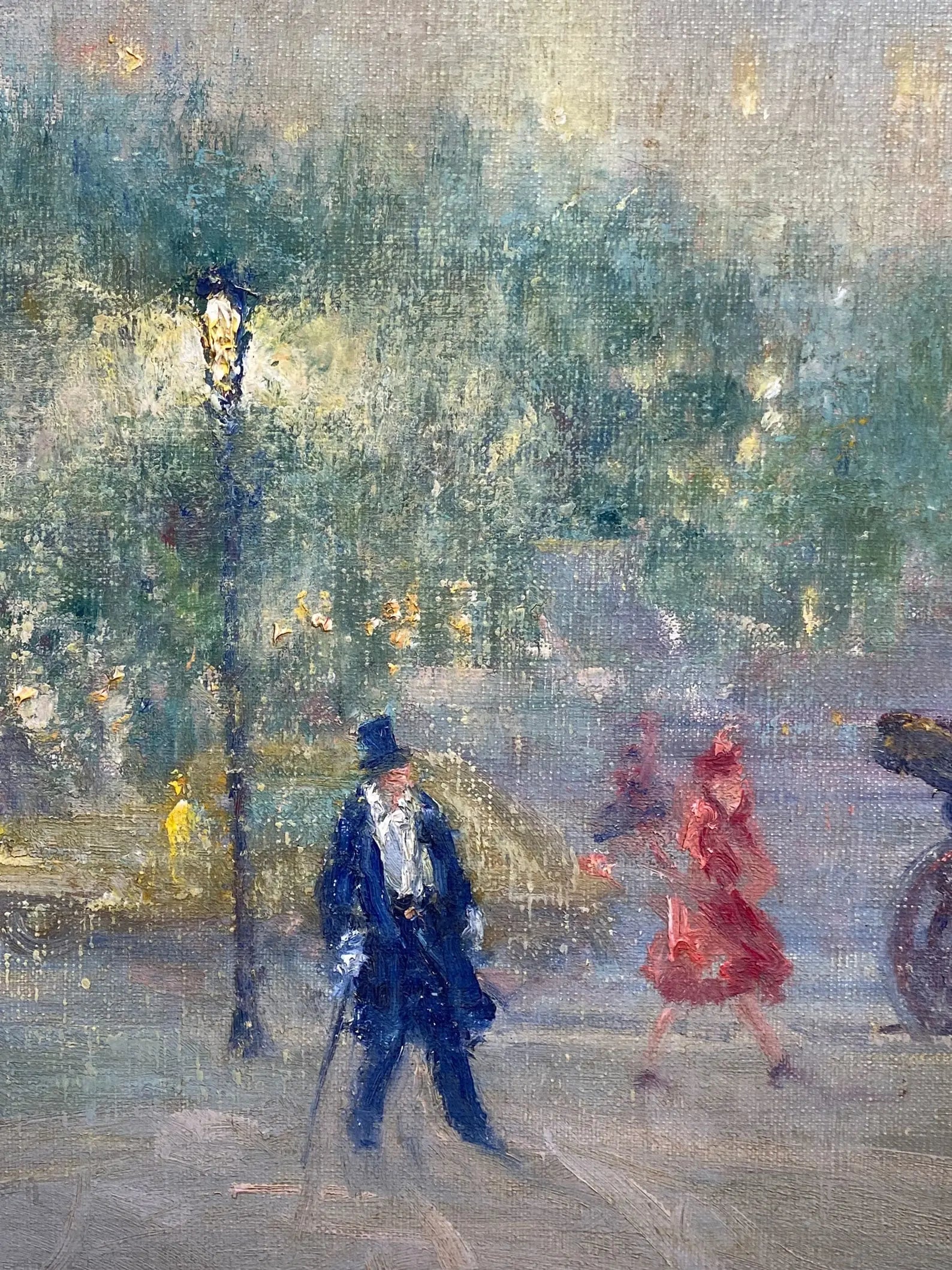 16651, Johann Berthelsen, Summer Evening, The Plaza, New York City, 1948