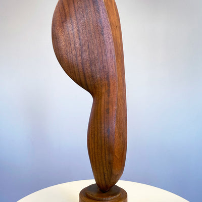 14476, Joseph Goethe, Abstract Head with Carved Pedestal, c. 1955