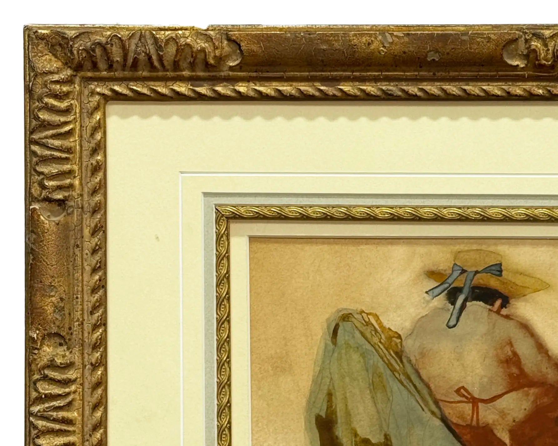 18885, David Levine, Yellow Hat, 1968