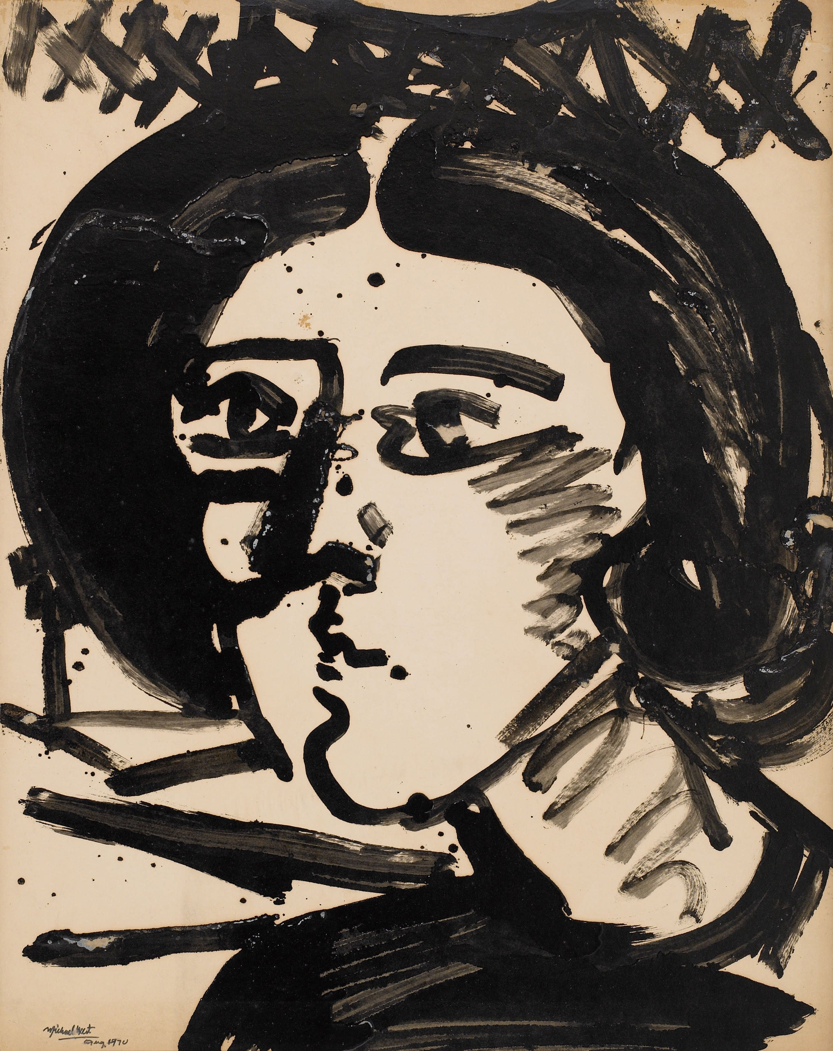 15771, Michael (Corinne) West, Self Portrait II, 1970