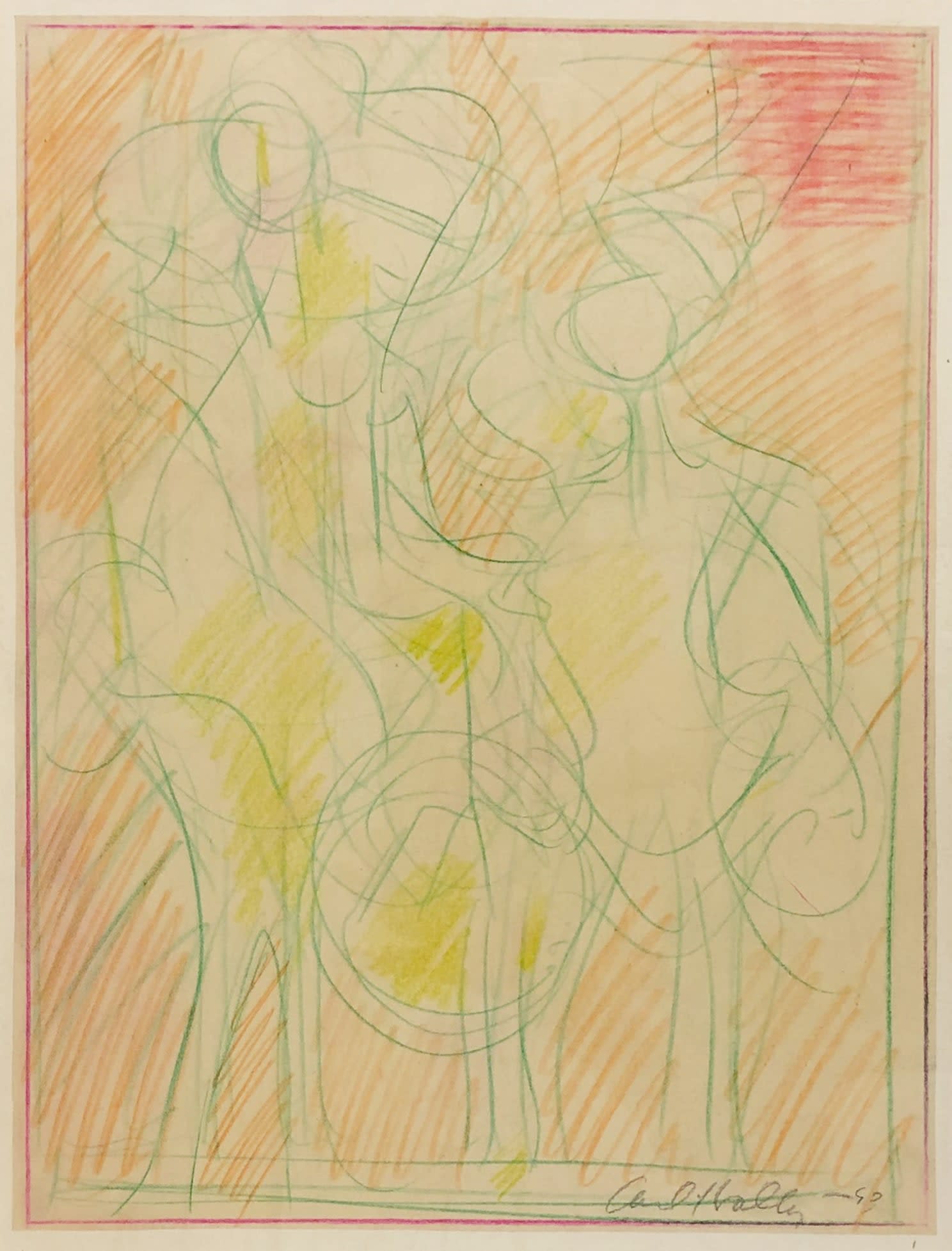 16855, Carl Holty, Horse and Rider #365, 1953