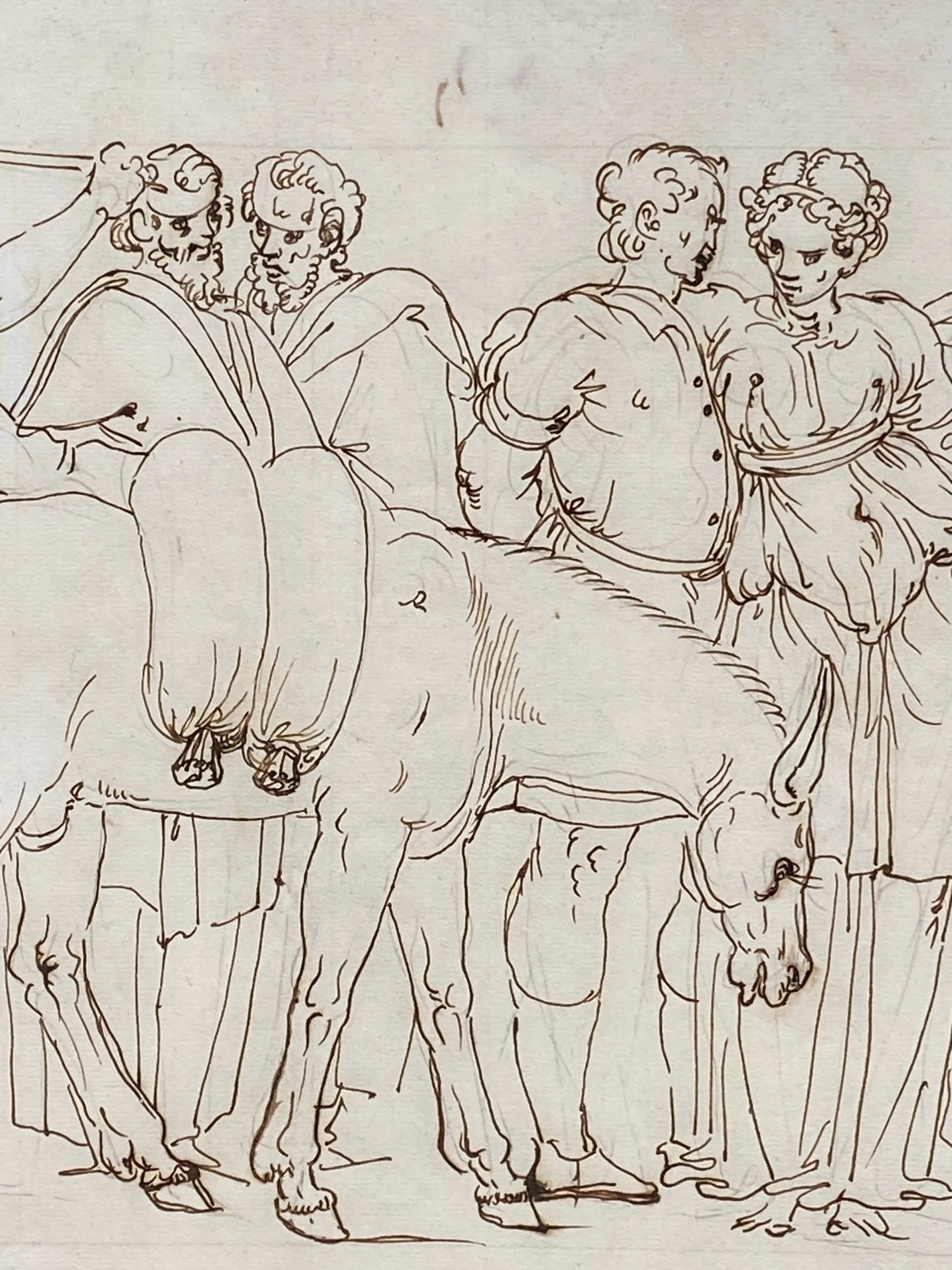 16014, Ercole Setti, La Porcellana: A Market Scene of Porcelain Vendors, 16th century