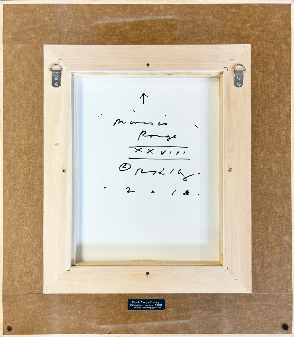 18260, Robert Kelly, Mimesis Rouge XXVIII, 2018