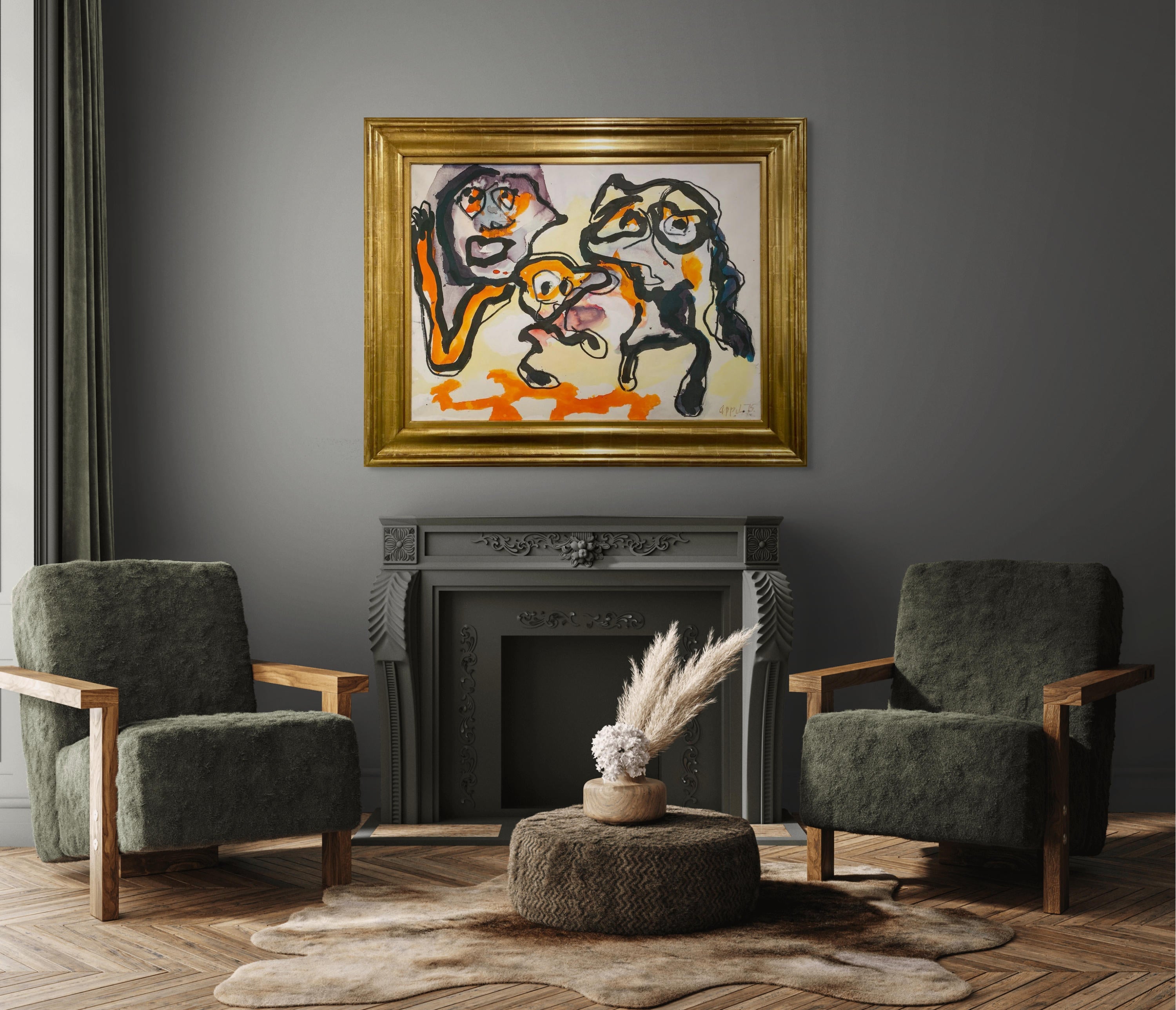 18017, Karel Appel, Figures, 1975