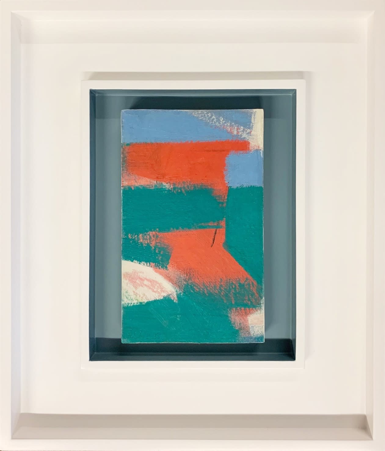 17058, Carl Holty, Color Theory: Red, White, Blue, Green #548