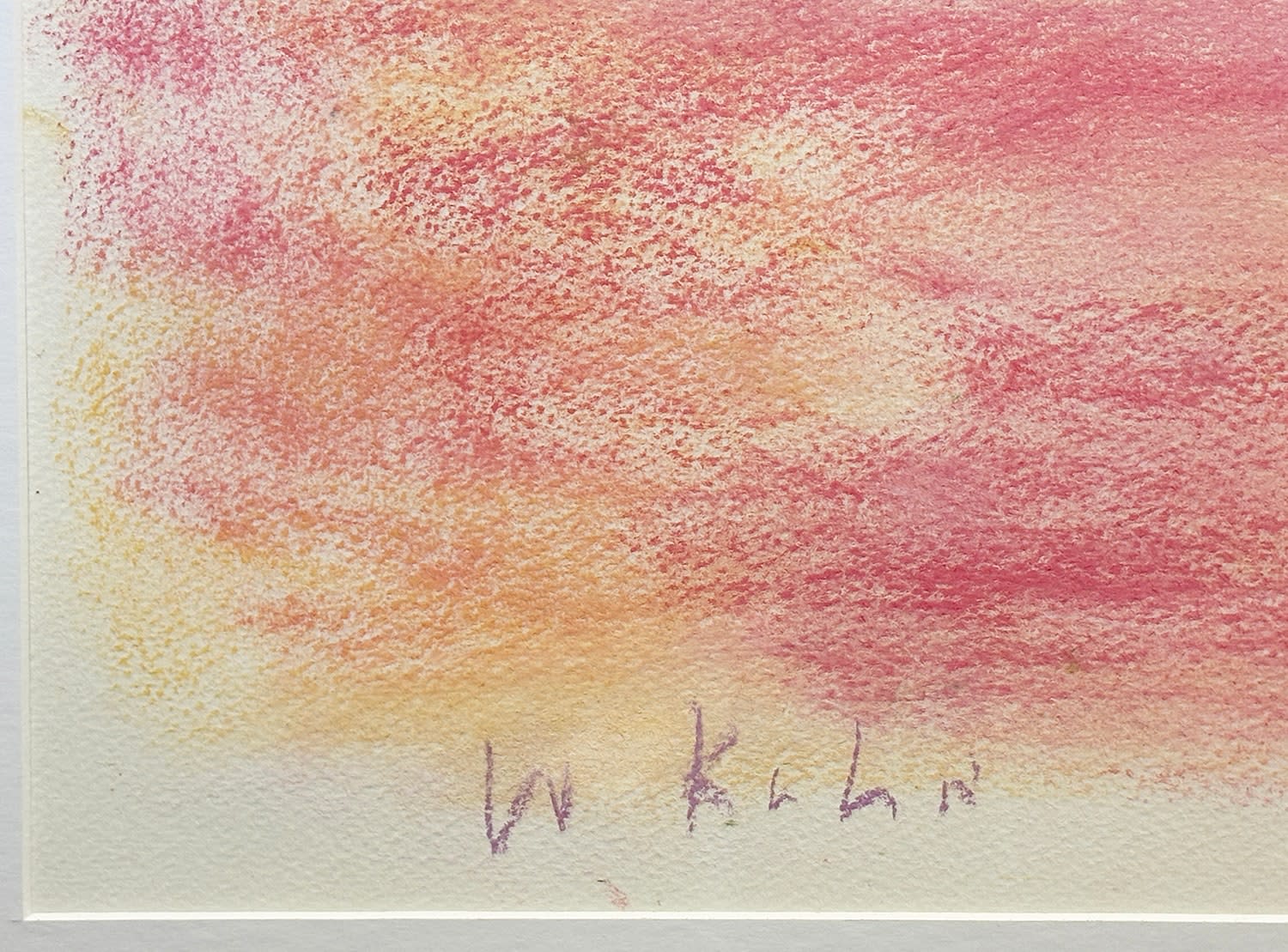 18670, Wolf Kahn, Maine Sunset, circa 1990's