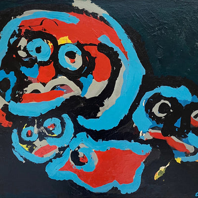 15141, Karel Appel, Figure Composition