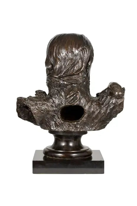 03641, William Rush, Self Portrait (The Pine Knot Portrait), Modeled 1822, cast 1971