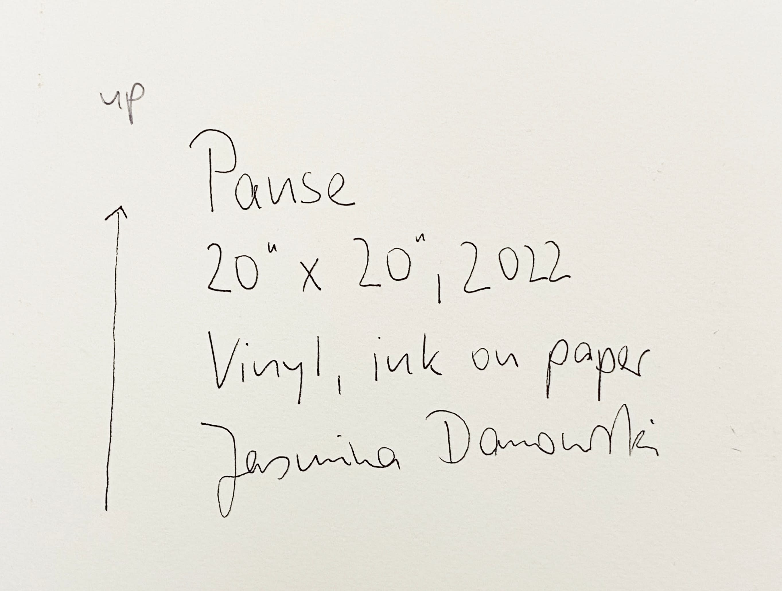 18355, Jasmina Danowski, Pause, 2022