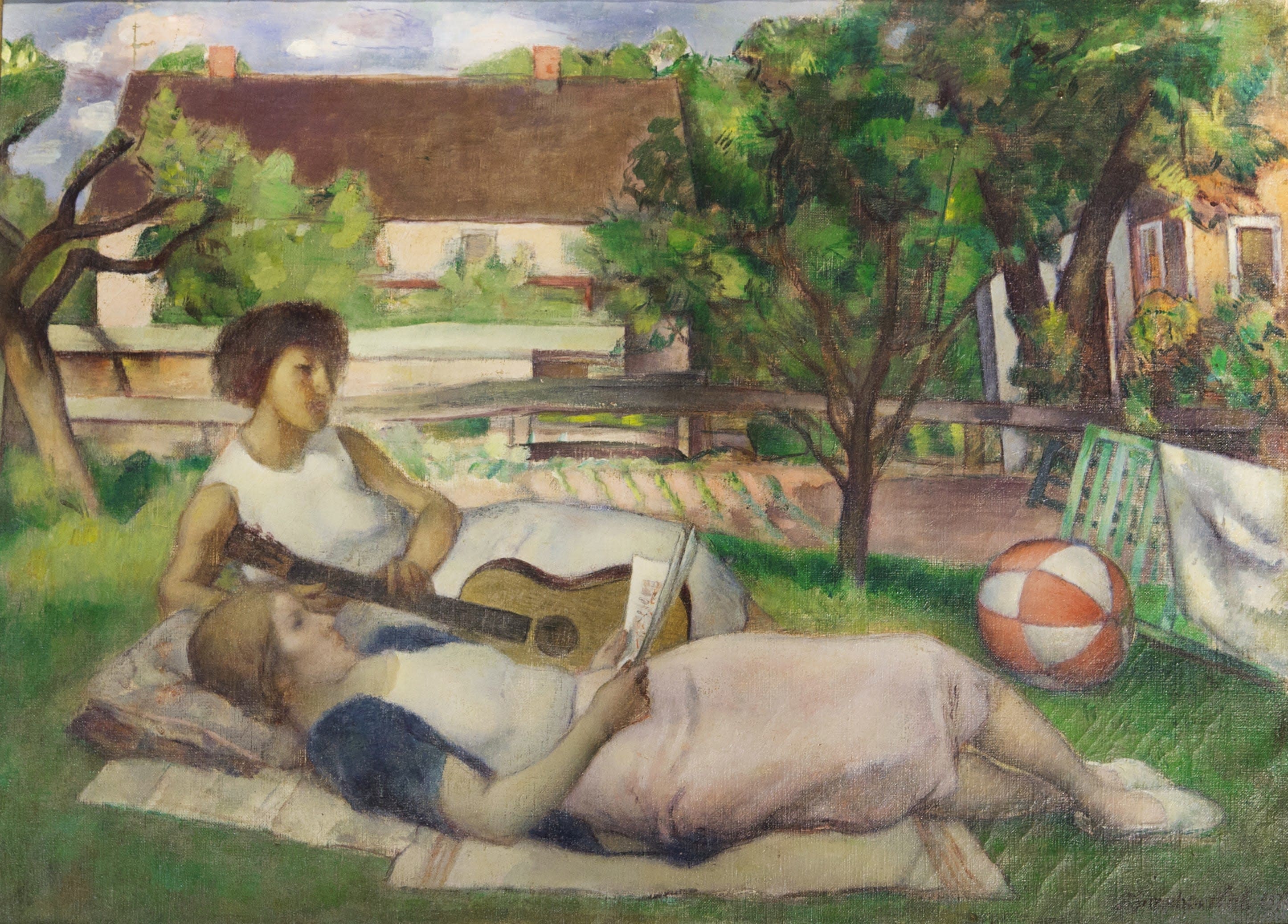 15722, Simka Simkhovitch, Out Doors, 1933