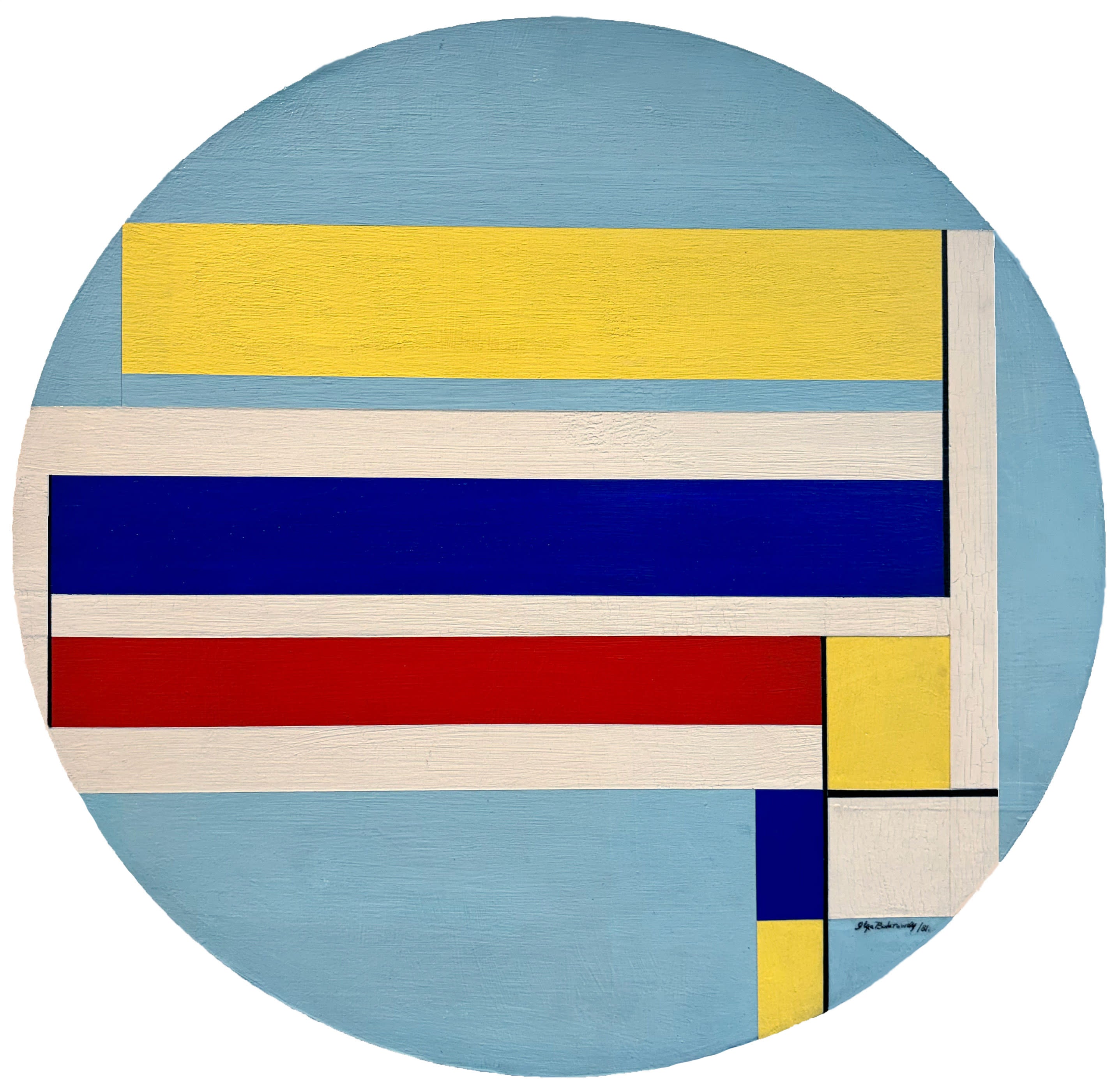18188, Ilya Bolotowsky, Rising Tondo, 1981