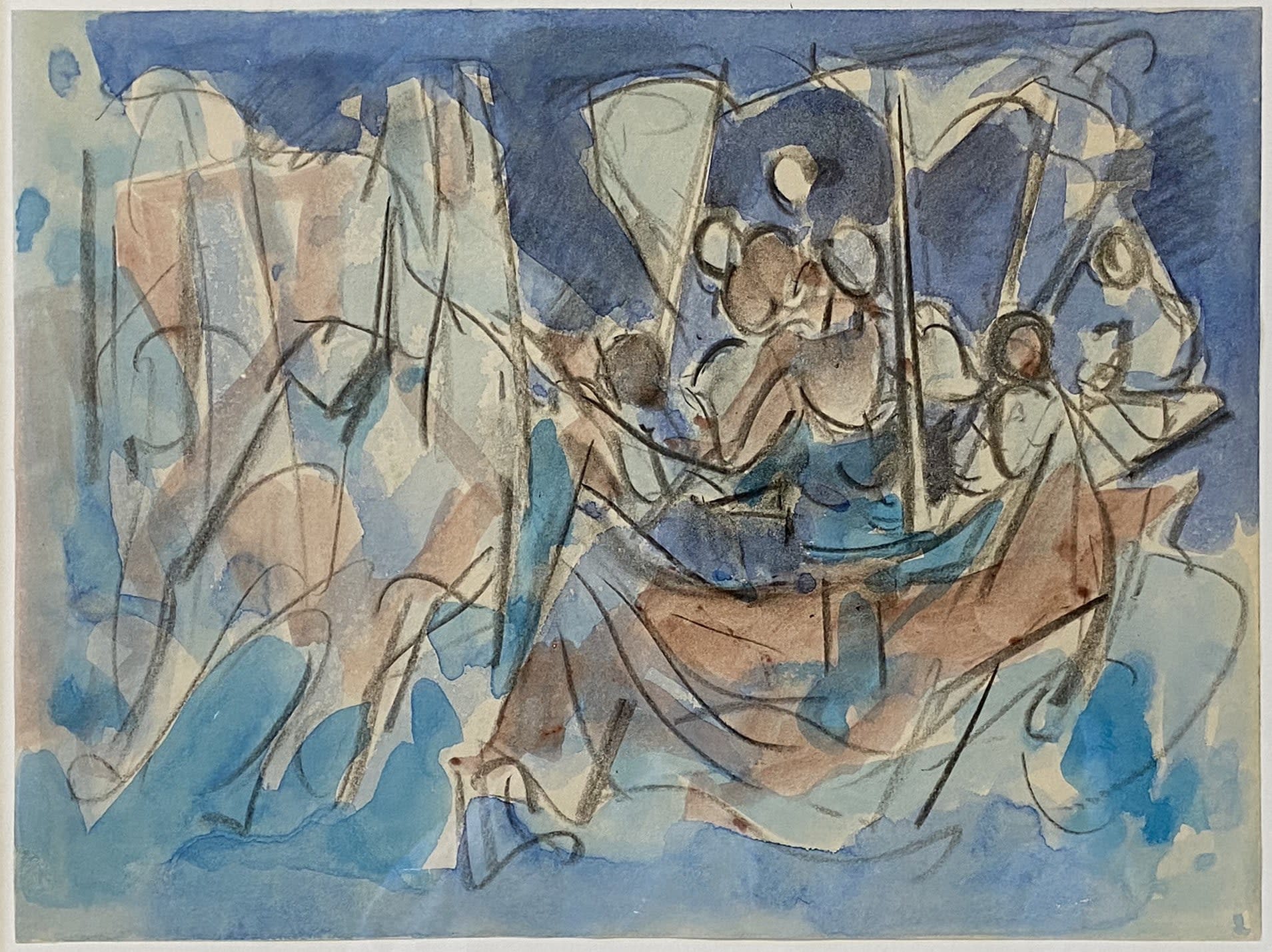 16810, Carl Holty, Untitled #181, c. 1951