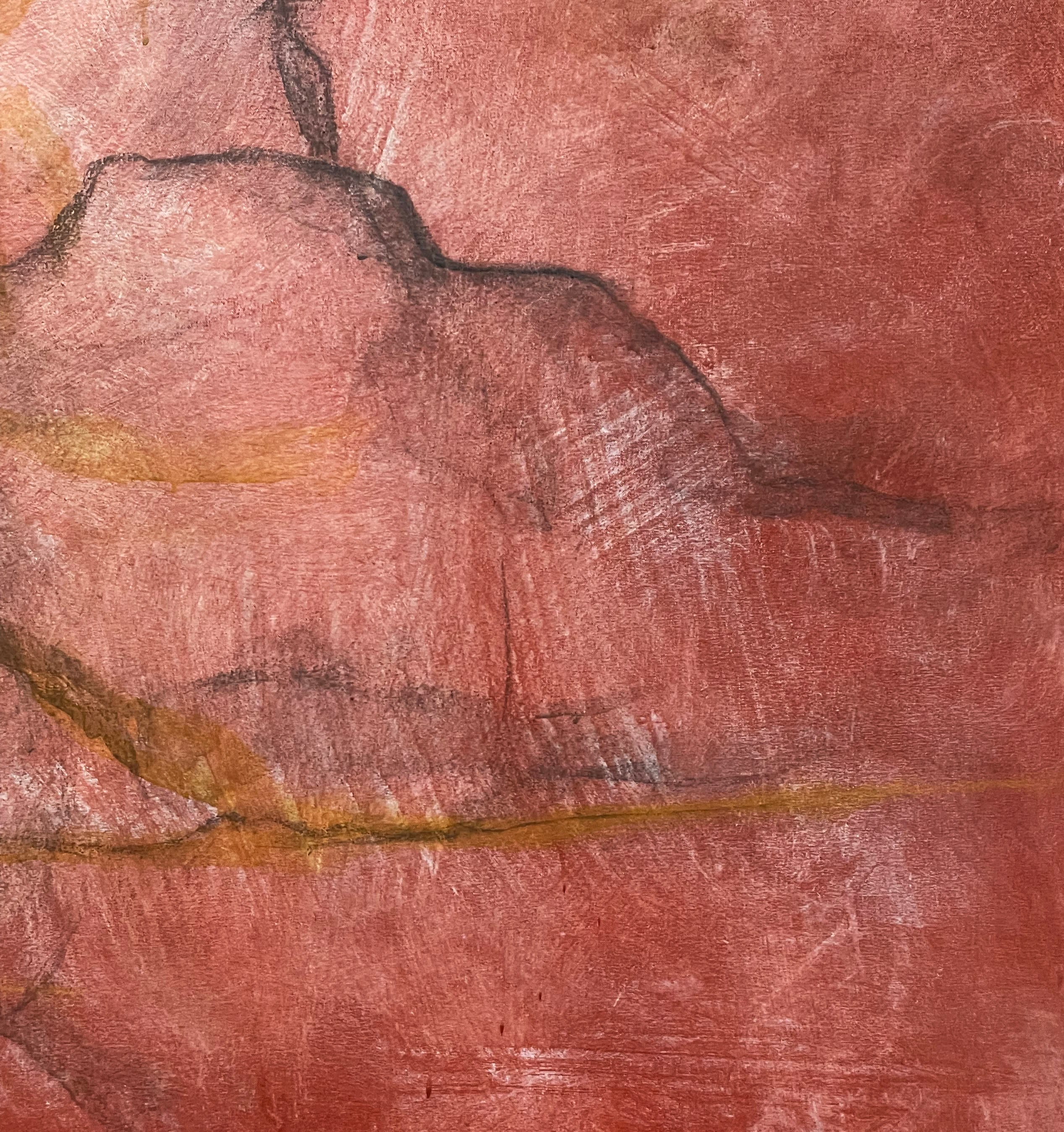 15295, Cleve Gray, Red Landscape #2, 1994